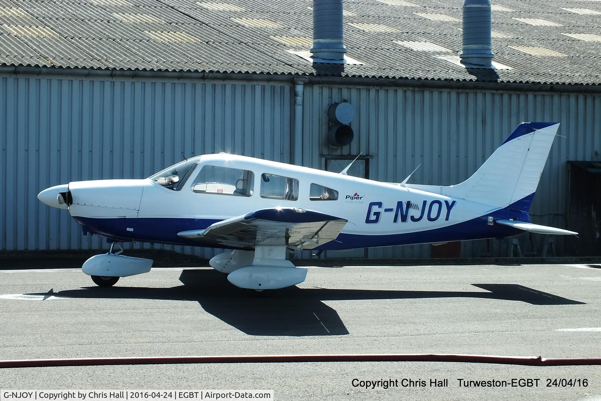 G-NJOY, 1982 Piper PA-28-181 Archer II C/N 28-8290049, at Turweston