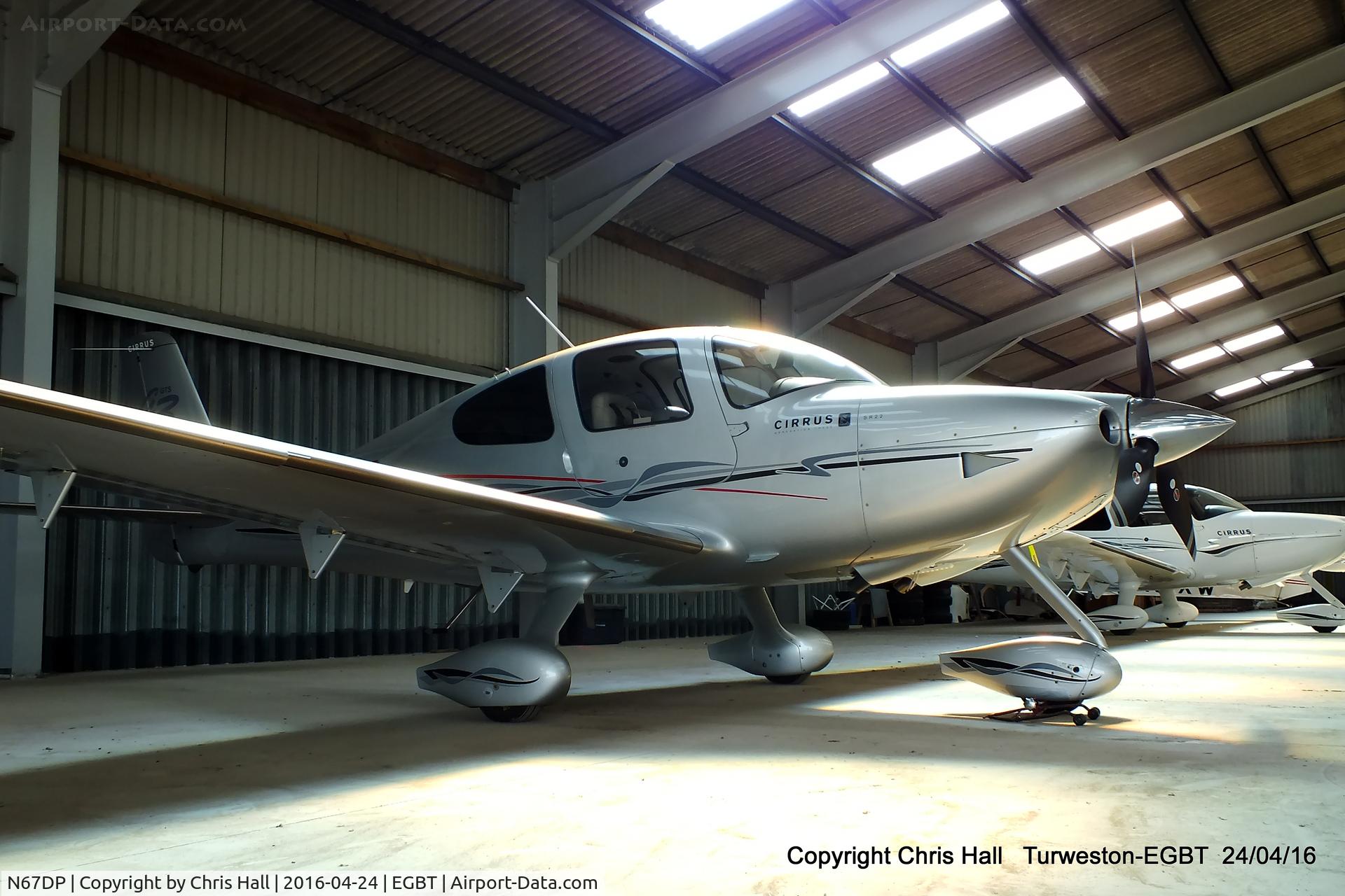 N67DP, 2008 Cirrus SR22 G3 GTS C/N 2933, at Turweston