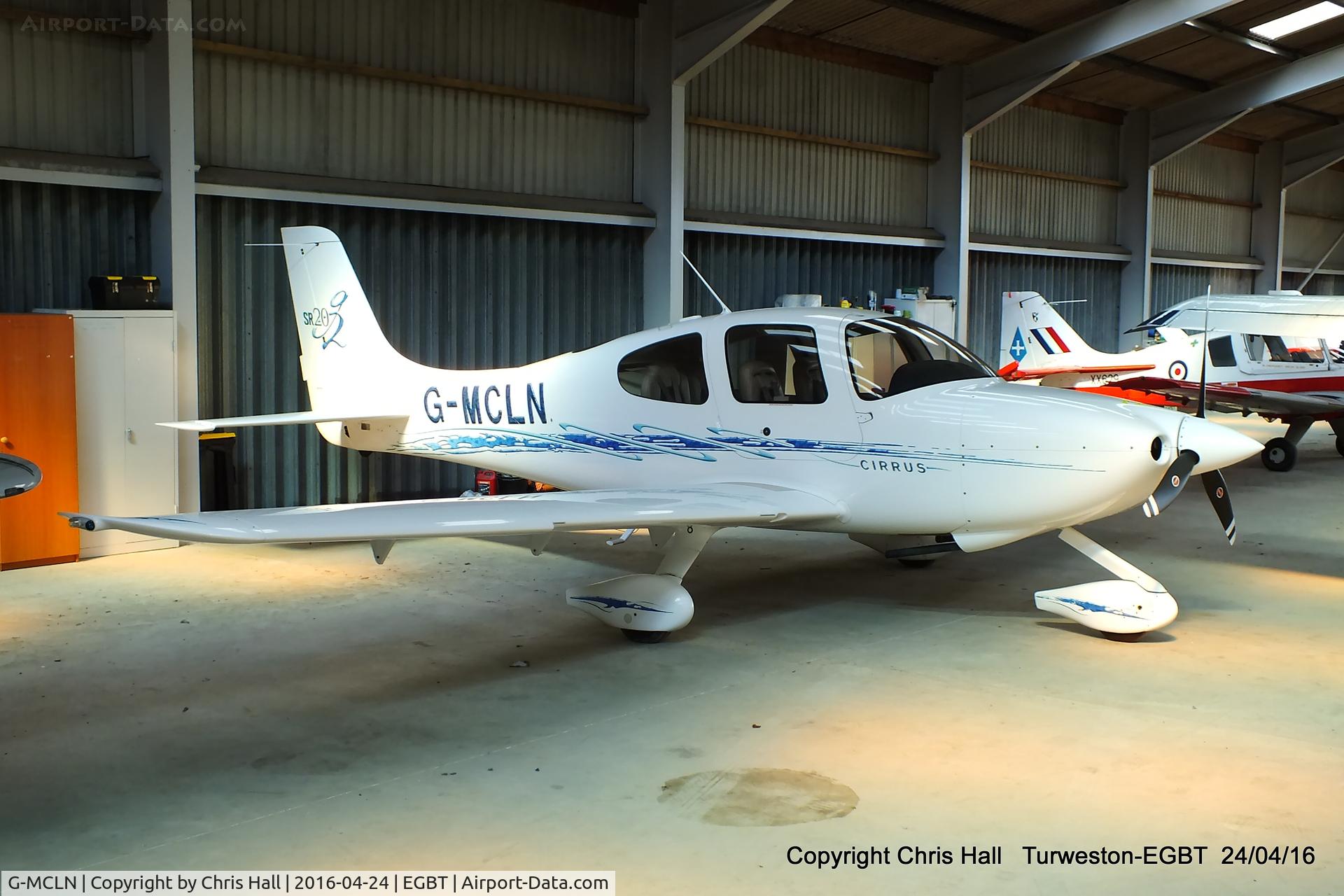 G-MCLN, 2006 Cirrus SR20 G2 C/N 1642, at Turweston
