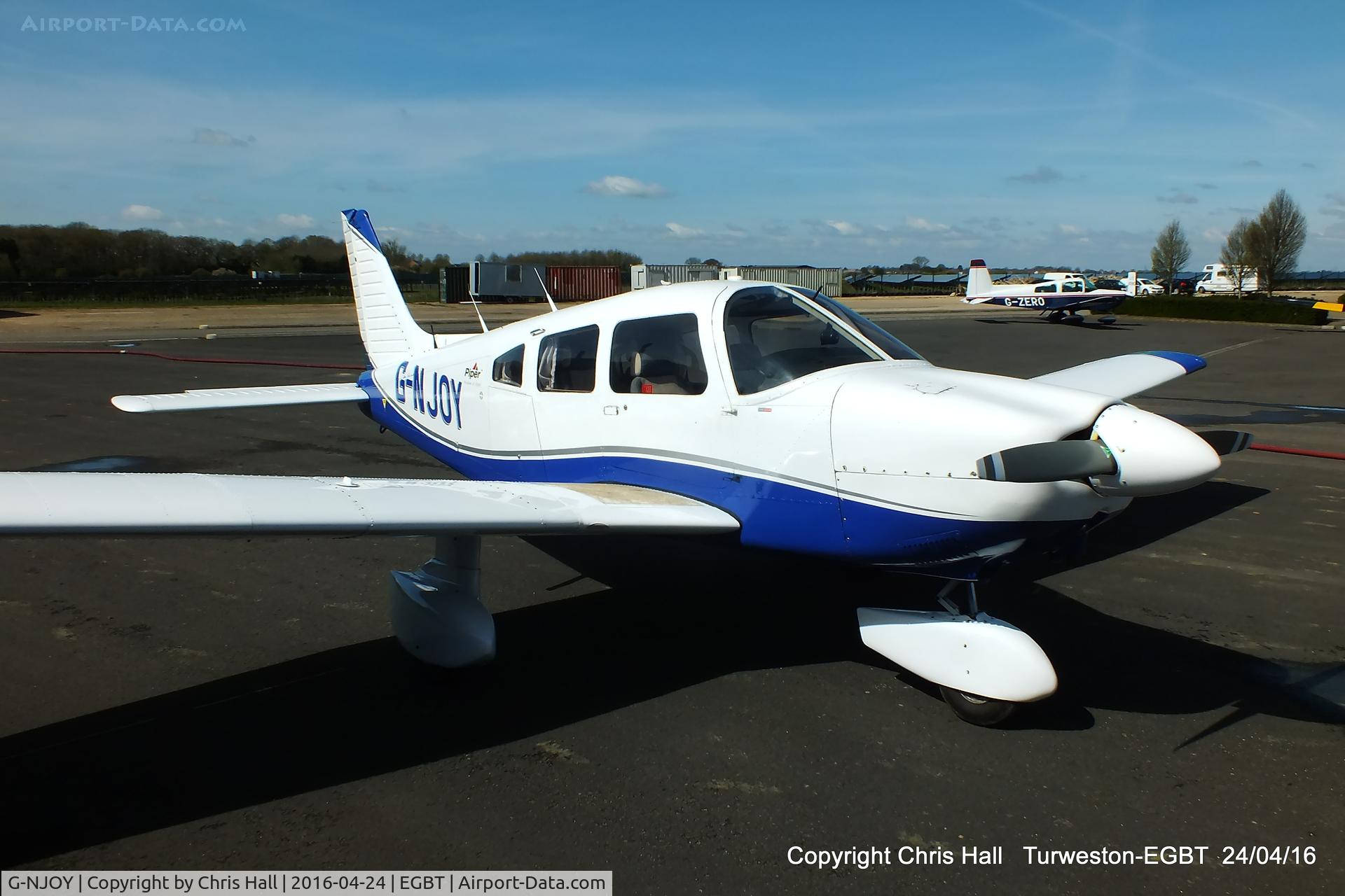 G-NJOY, 1982 Piper PA-28-181 Archer II C/N 28-8290049, at Turweston