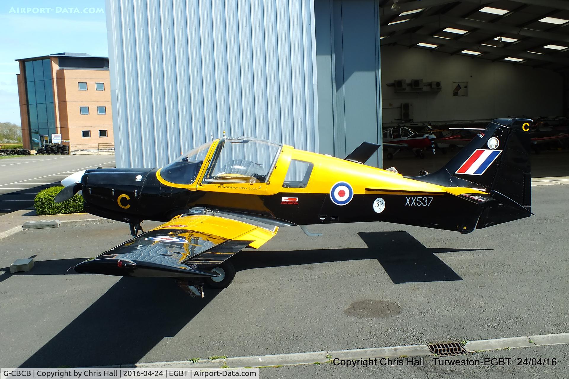 G-CBCB, 1973 Scottish Aviation Bulldog T.1 C/N BH.120/223, at Turweston
