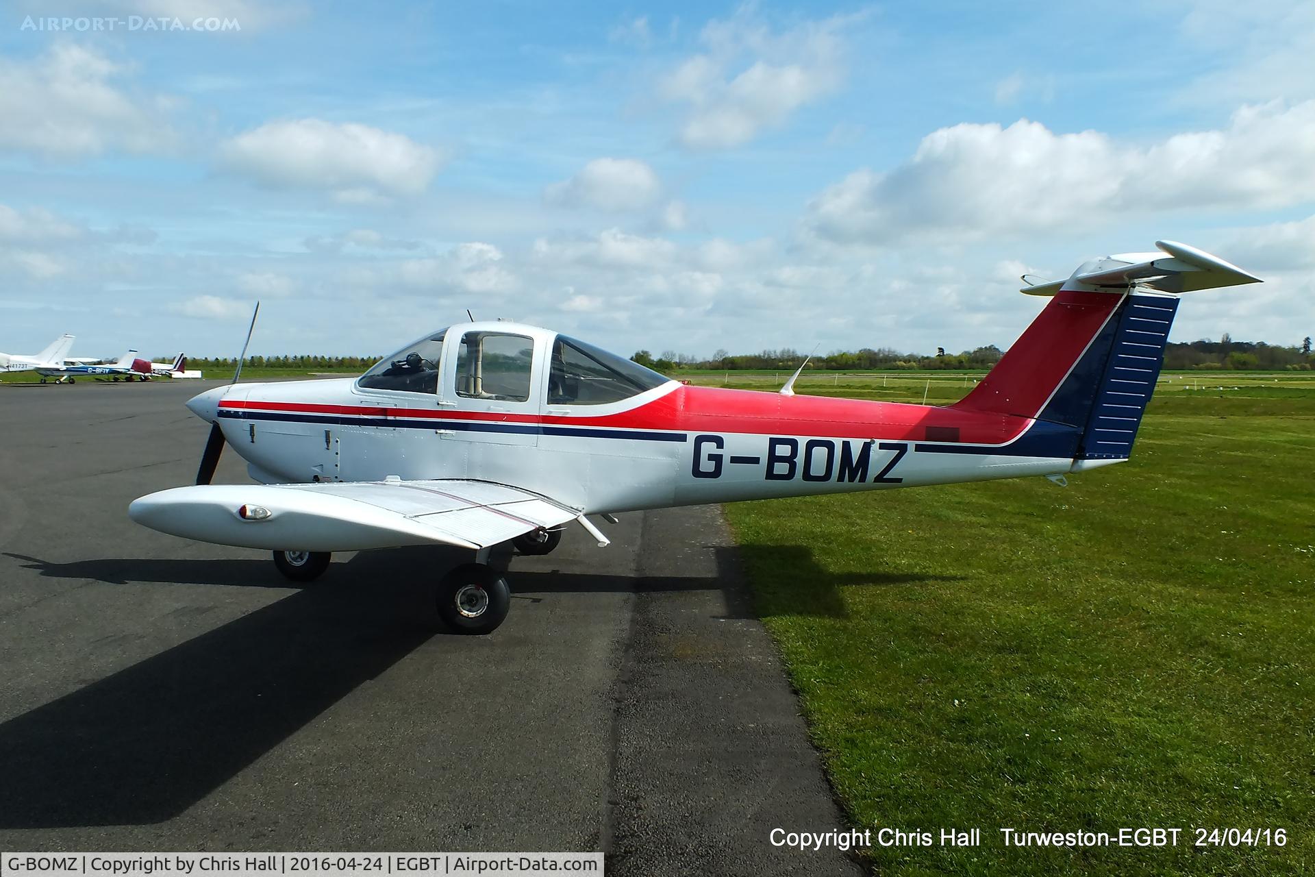 G-BOMZ, 1978 Piper PA-38-112 Tomahawk Tomahawk C/N 38-78A0635, at Turweston
