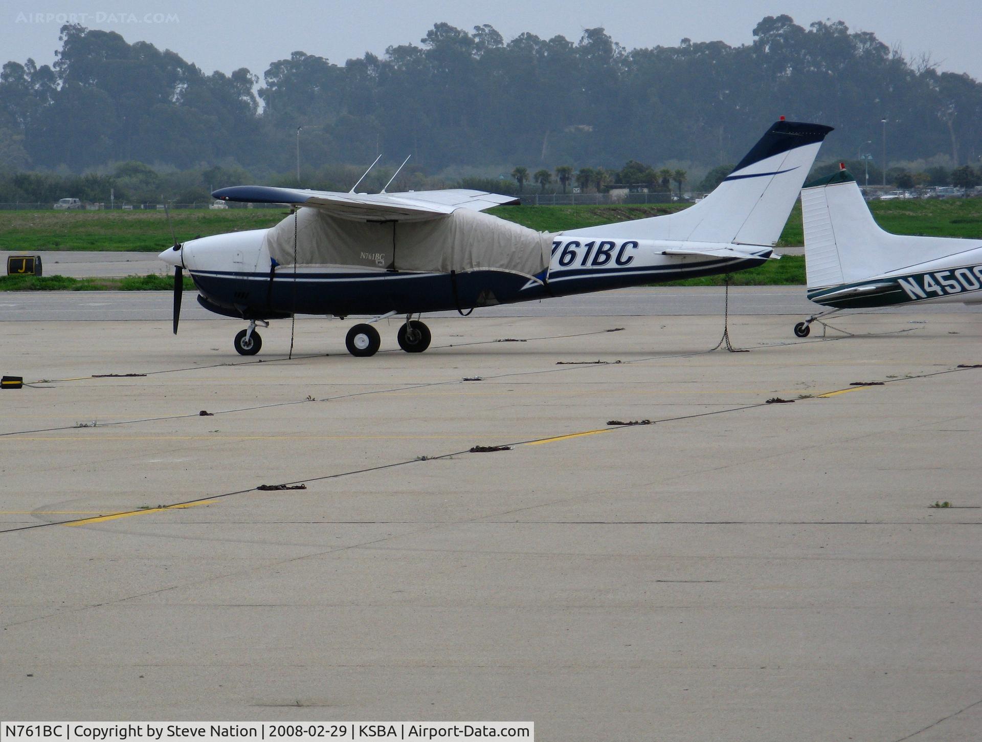 N761BC, 1977 Cessna T210M Turbo Centurion C/N 21062117, Locally-based 1977 Cessna T210M Turbo Centurion registered to Centurion Recreation Corp @ Santa Barbara Municipal Airport, CA
