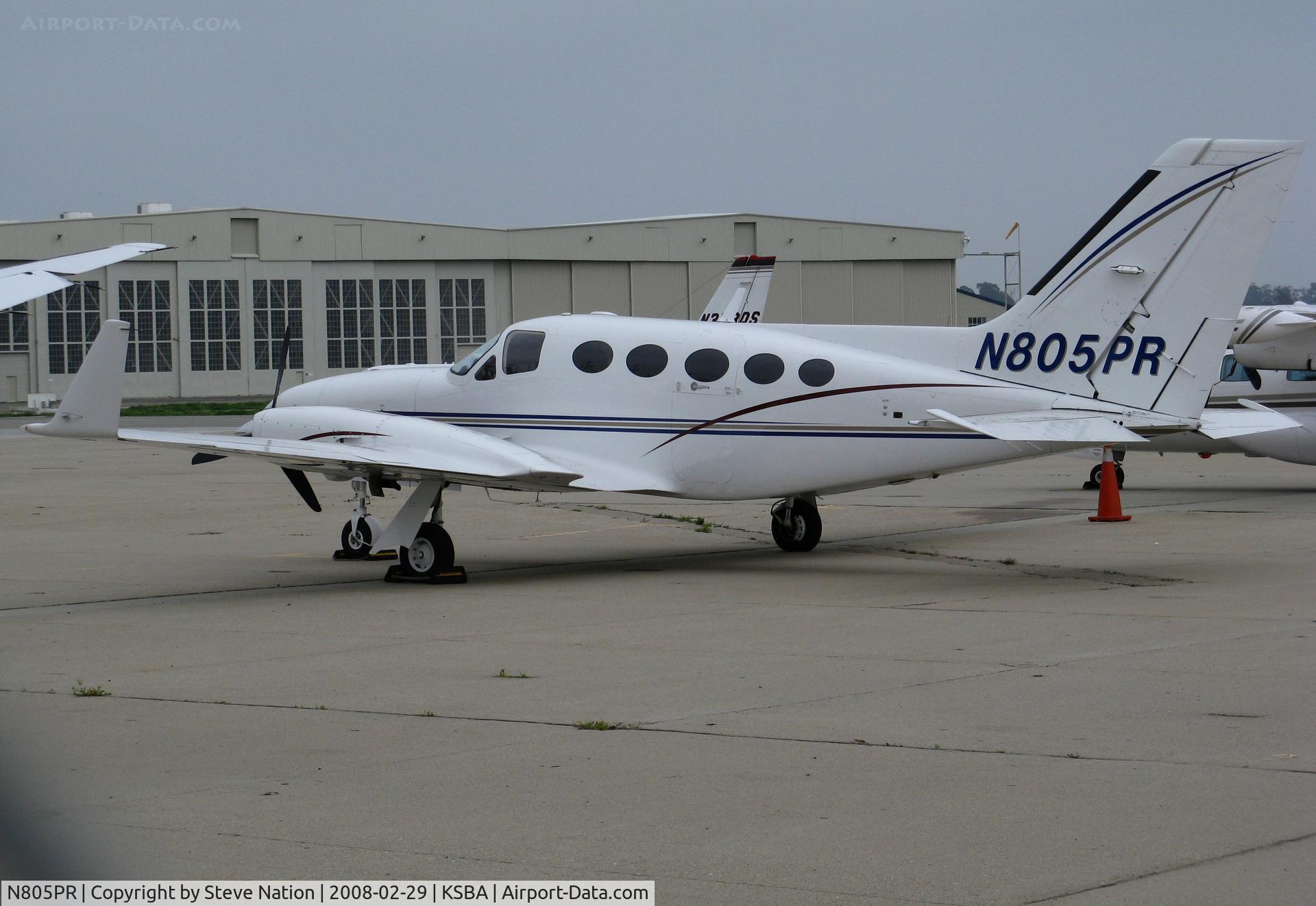 N805PR, 1985 Cessna 414A Chancellor C/N 414A1206, 1985 Cessna 414A with winglets @ Santa Barbara Municipal Airport, CA