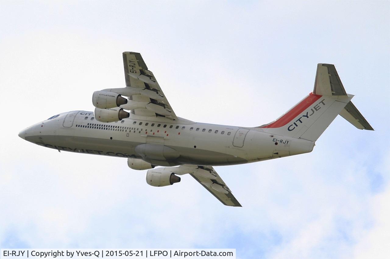 EI-RJY, 1997 British Aerospace Avro 146-RJ85 C/N E.2307, British Aerospace Avro 146-RJ85, Take off rwy 24, Paris-Orly Airport (LFPO-ORY)