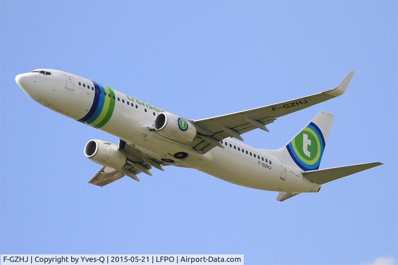 F-GZHJ, 2013 Boeing 737-86J C/N 37778, Boeing 737-86J, Take off rwy 24, Paris-Orly Airport (LFPO-ORY)