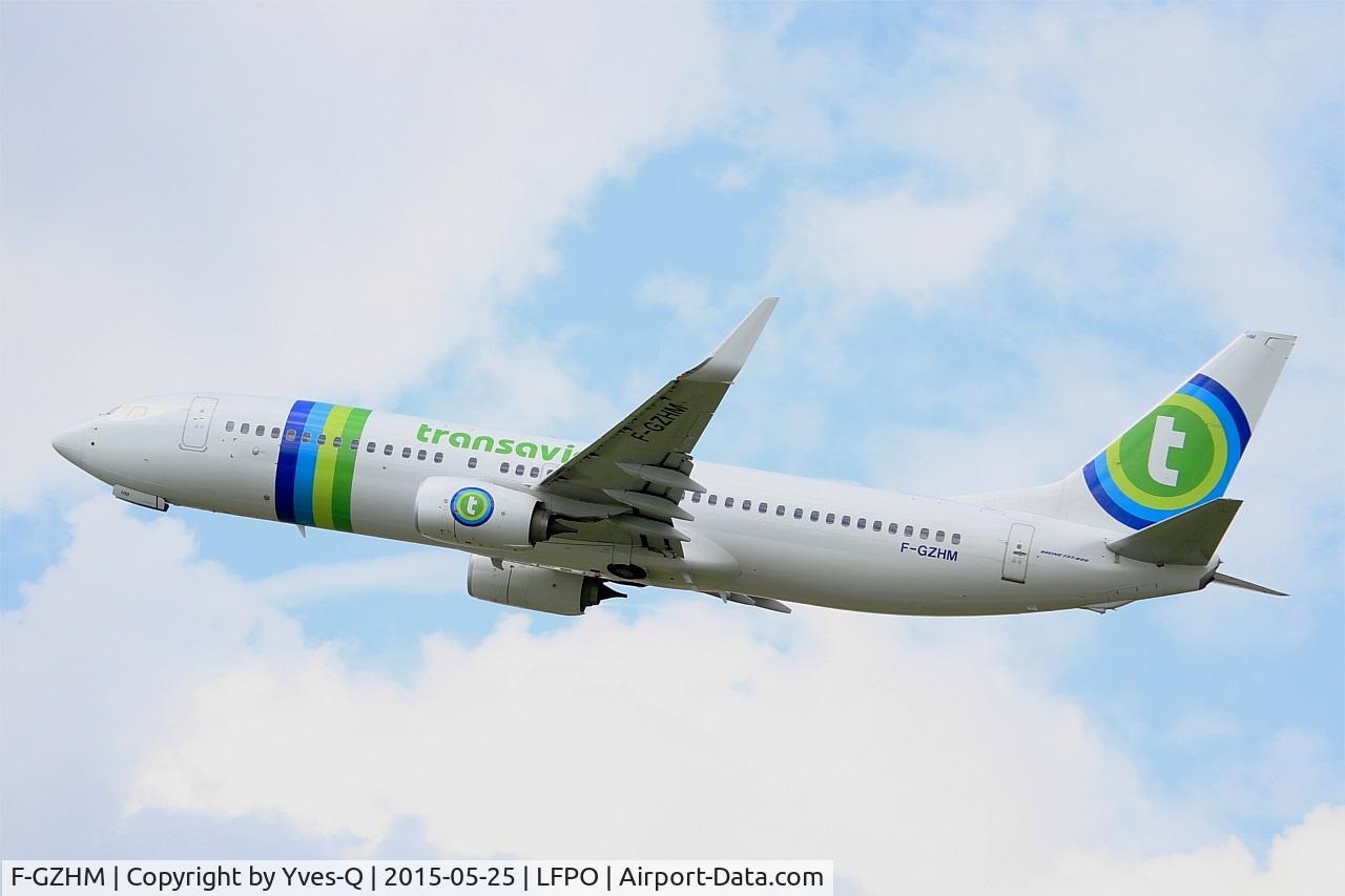F-GZHM, 2014 Boeing 737-8K2 C/N 37792, Boeing 737-8K2, Take off rwy 24, Paris-Orly airport (LFPO-ORY)