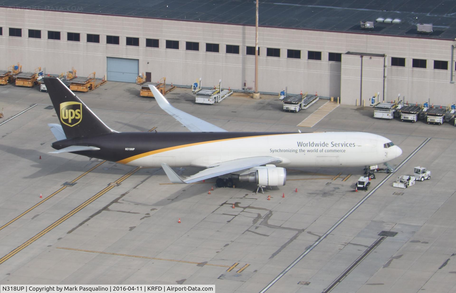 N318UP, 1997 Boeing 767-34AF C/N 27746, Boeing 767-300F