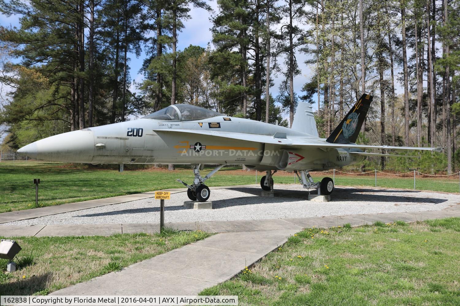 162838, McDonnell Douglas F/A-18A Hornet C/N 0358, F-18A