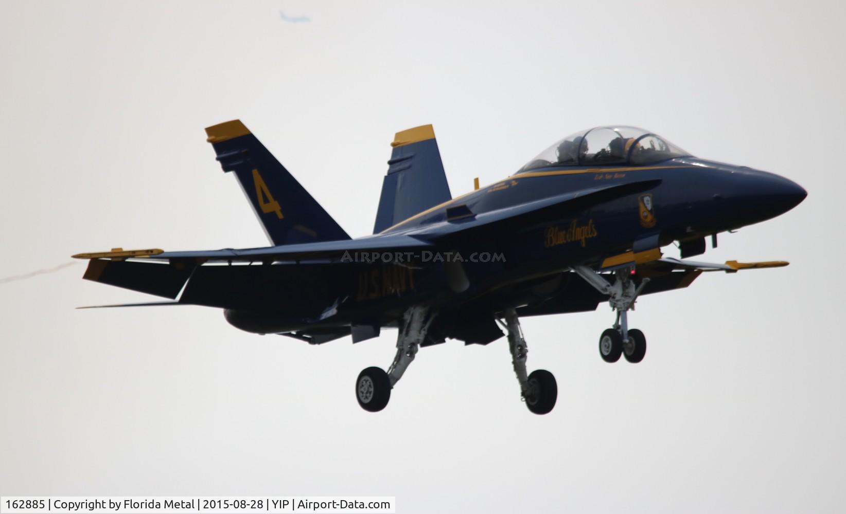 162885, McDonnell Douglas F/A-18B Hornet C/N 434/B076, Blue Angels