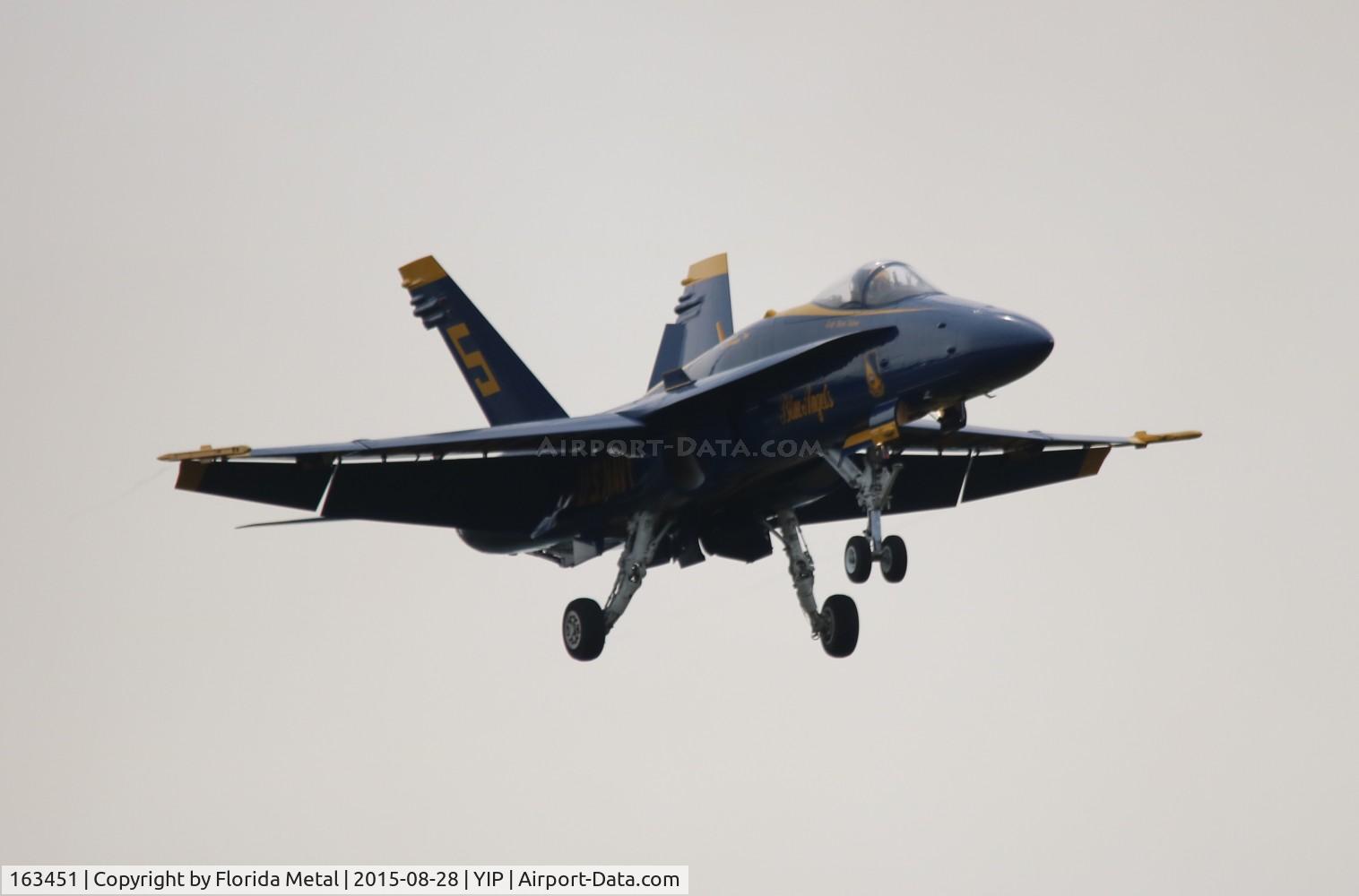 163451, 1988 McDonnell Douglas F/A-18C Hornet C/N 0662/C020, Blue Angels
