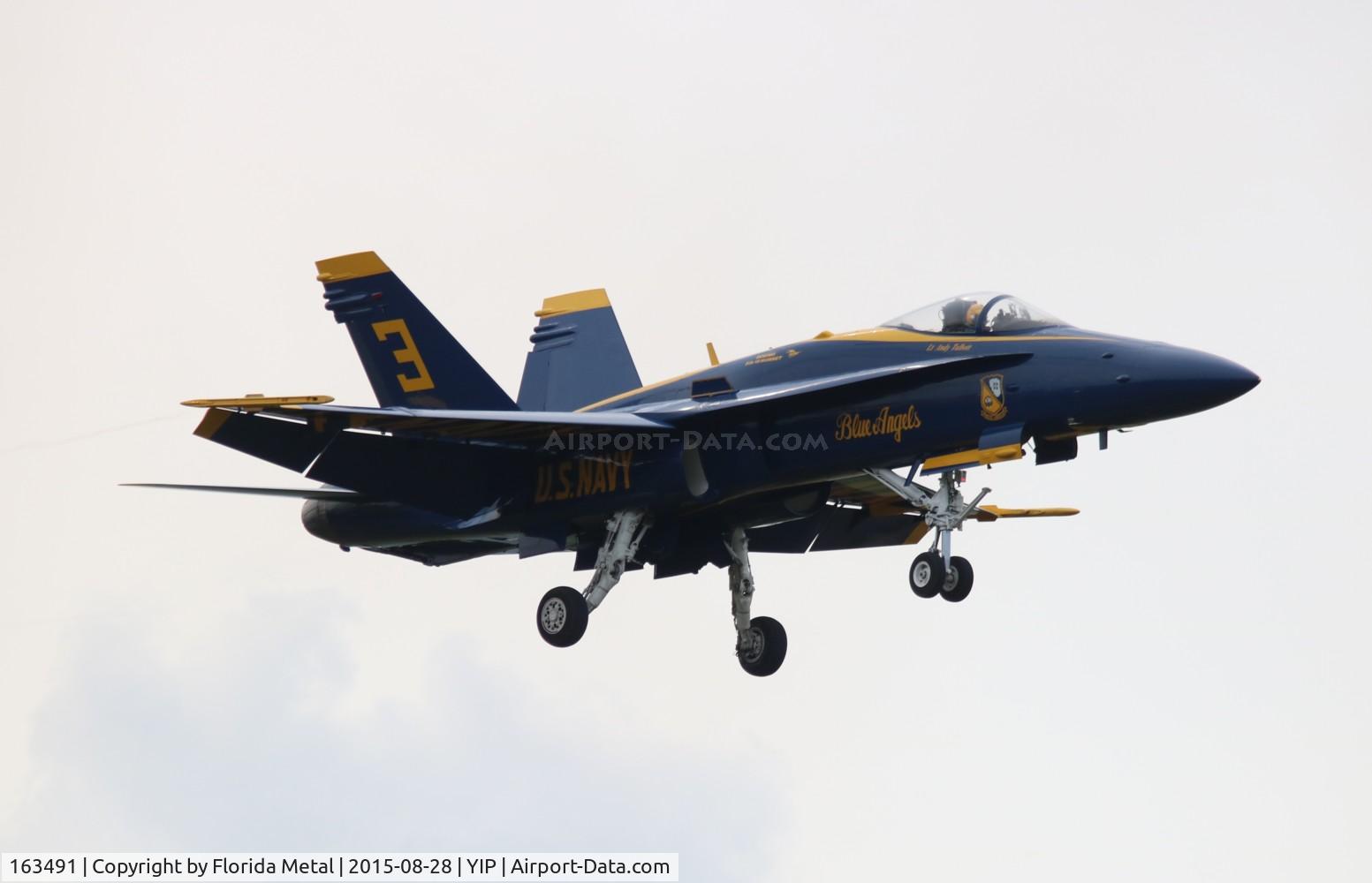 163491, 1988 McDonnell Douglas F/A-18C Hornet C/N 727/C048, Blue Angels