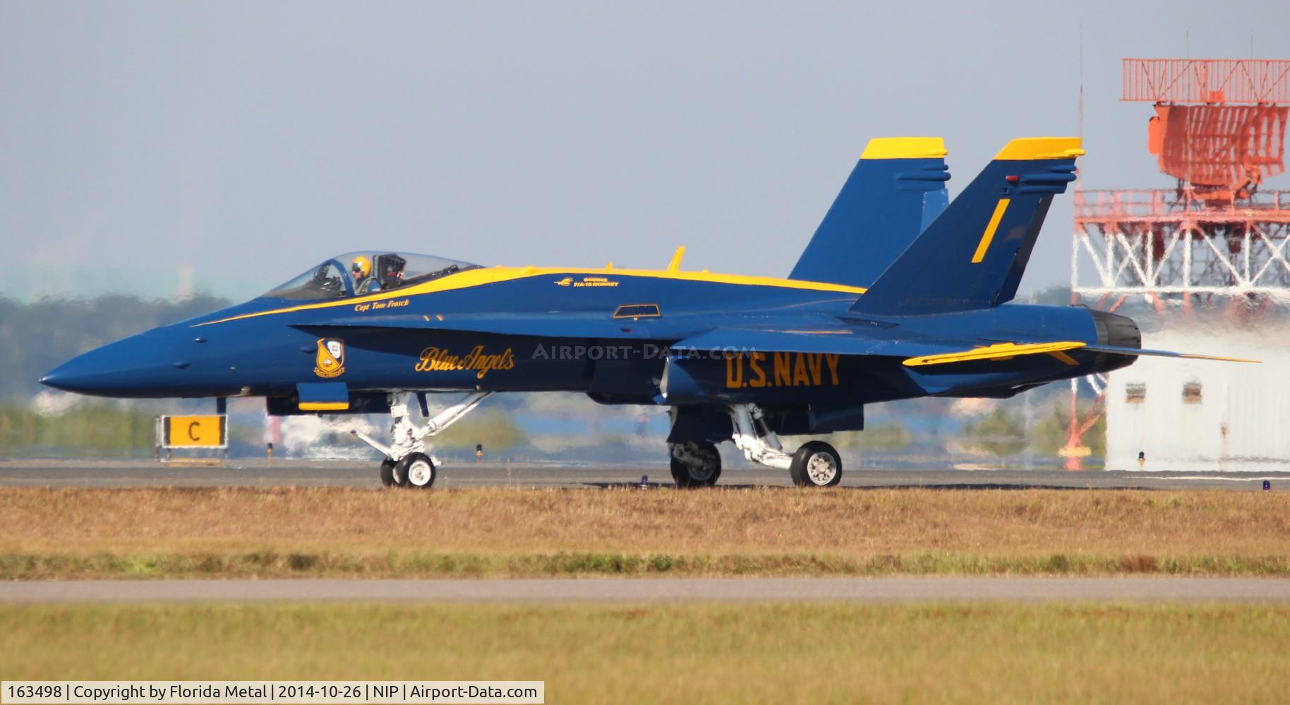 163498, 1988 McDonnell Douglas F/A-18C Hornet C/N 0737/C053, Blue Angels