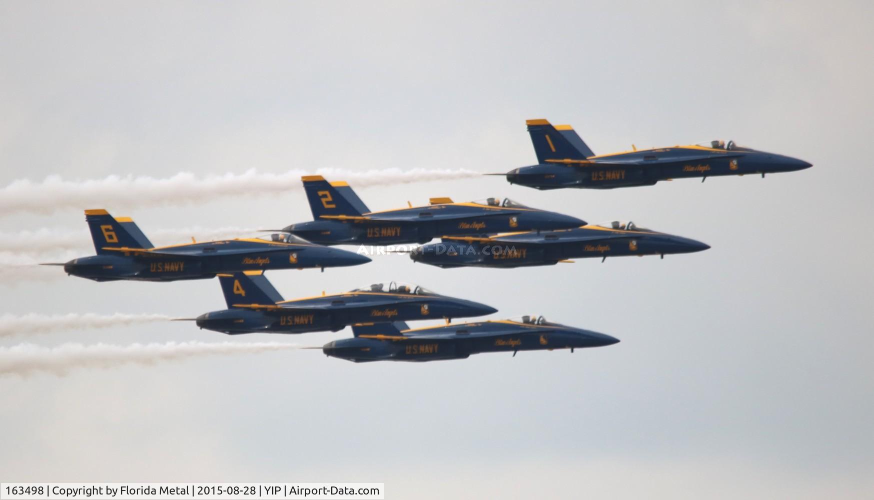 163498, 1988 McDonnell Douglas F/A-18C Hornet C/N 0737/C053, Blue Angels