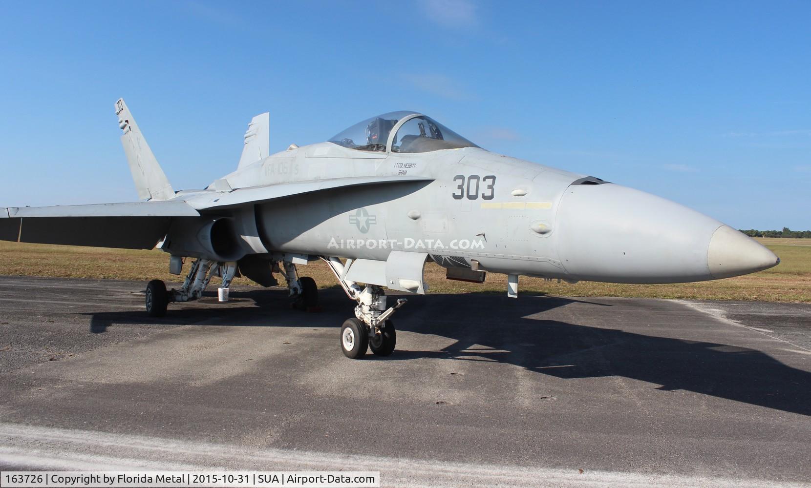 163726, 1989 McDonnell Douglas F/A-18C Hornet C/N 0793/C086, F-18C