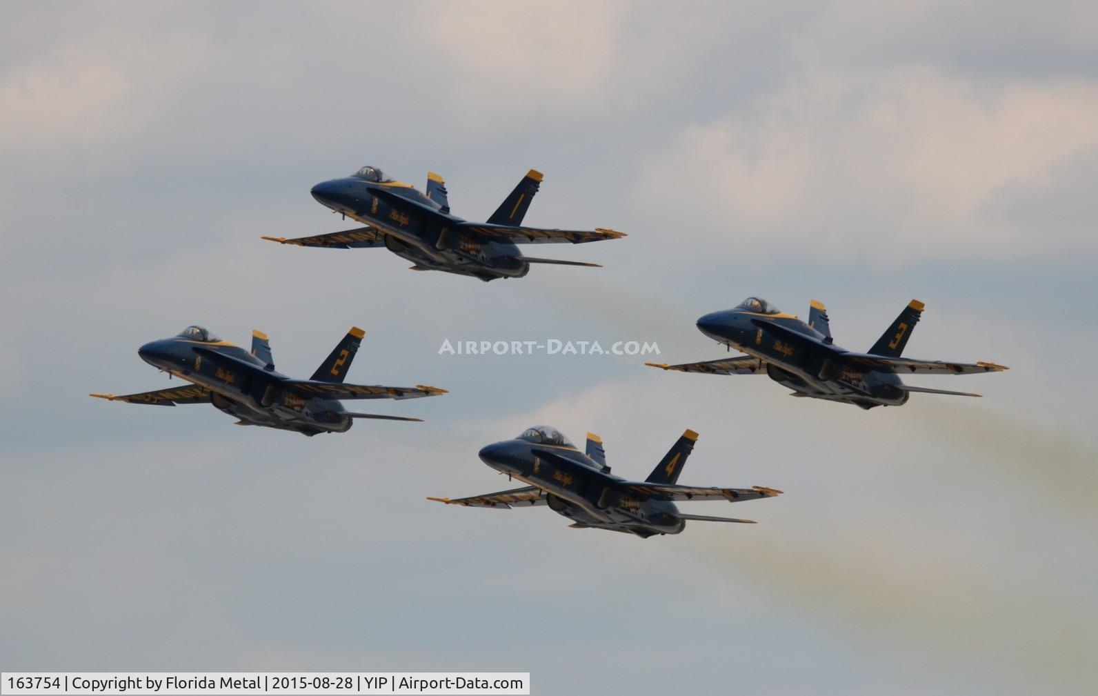 163754, 1989 McDonnell Douglas F/A-18C Hornet C/N 0829/C112, Blue Angels