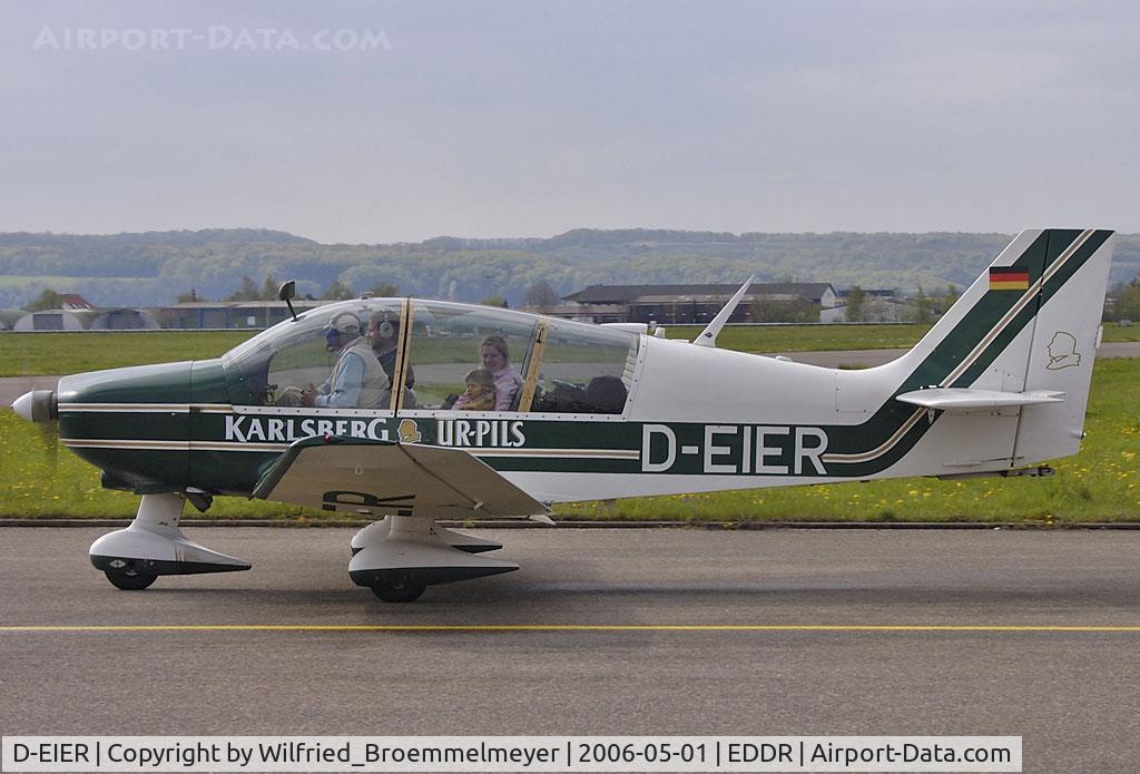 D-EIER, Robin DR-400-180R Remorqueur Regent C/N 1198, Sightseeing Flight during Open House at Saarbruecken Airport.