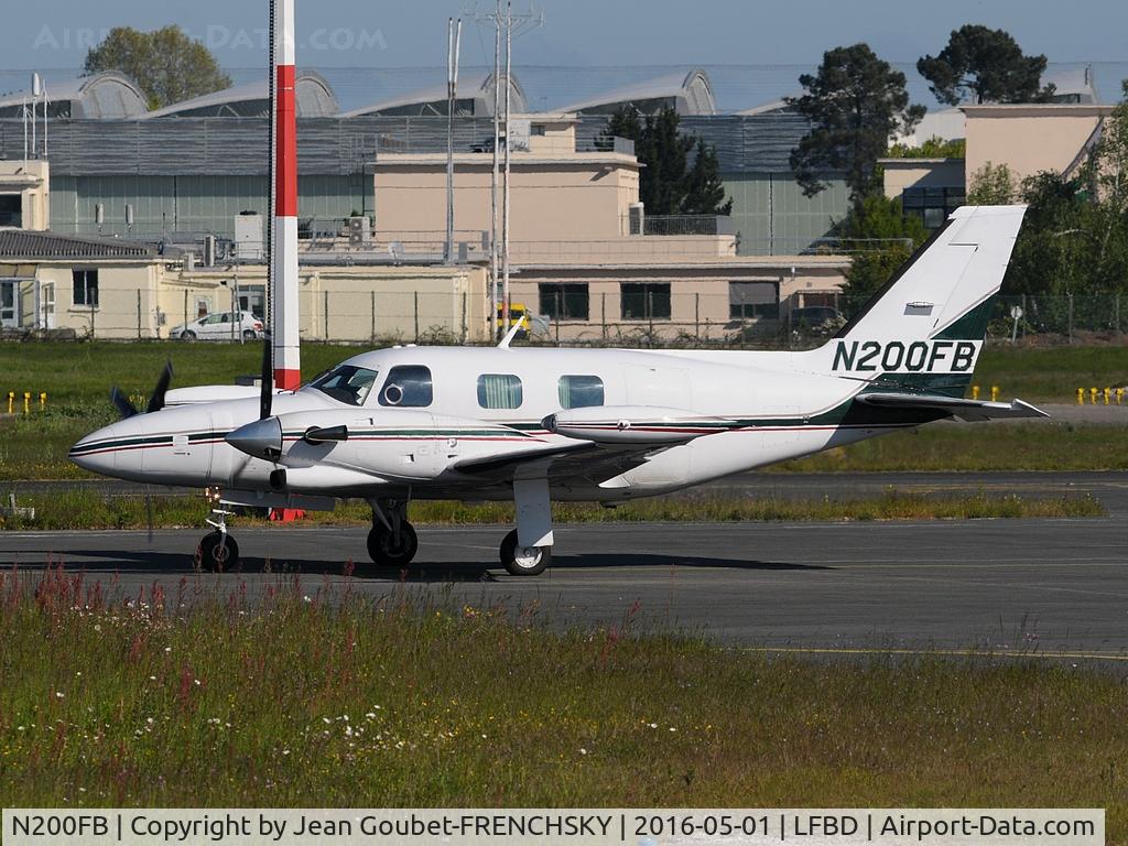N200FB, 1979 Piper PA-31T1 Cheyenne 1 C/N 31T-7904037, Cheyenne I departure parking Lima.