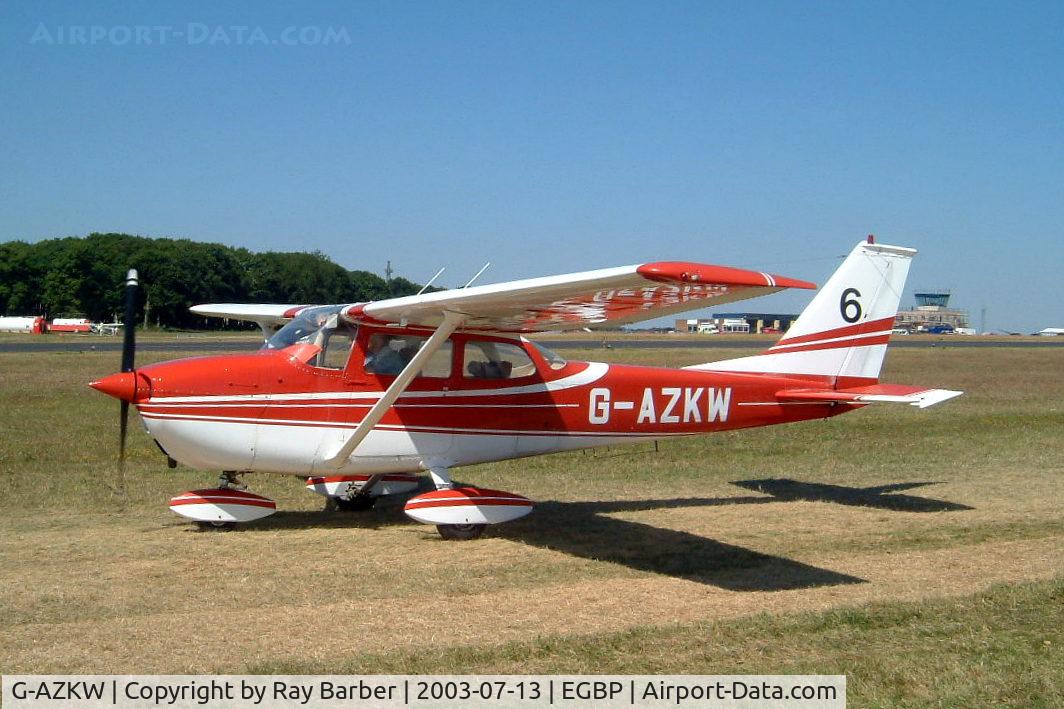 G-AZKW, 1972 Reims F172L Skyhawk C/N 0836, R/Cessna F.172L Skyhawk [0836] Kemble~G 13/07/2003