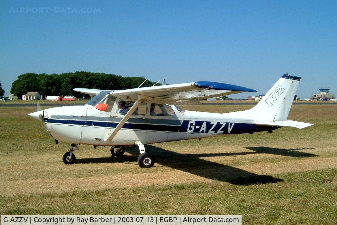 G-AZZV, 1972 Reims F172L Skyhawk C/N 0883, R/Cessna F.172L Skyhawk [0883] Kemble~G 13/07/2003
