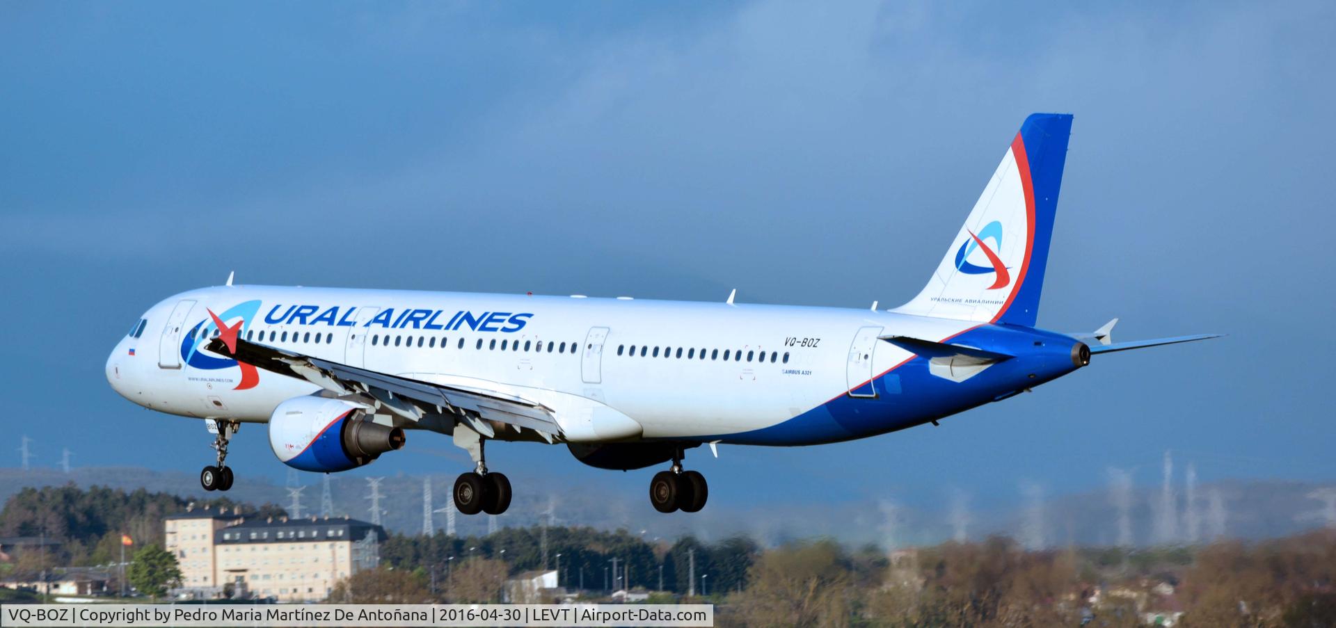 VQ-BOZ, 2003 Airbus A321-211 C/N 2117, Foronda - Vitoria-Gasteiz - España