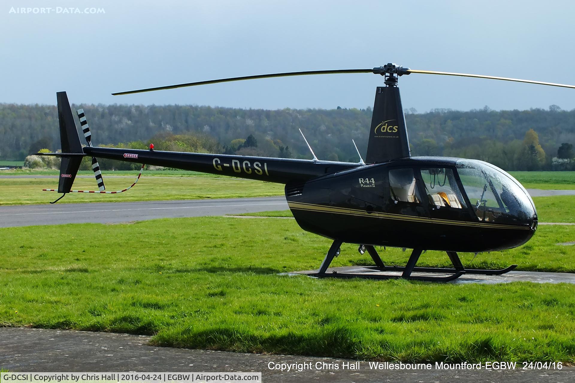 G-DCSI, 2007 Robinson R44 Raven II C/N 11746, at Wellesbourne Mountford