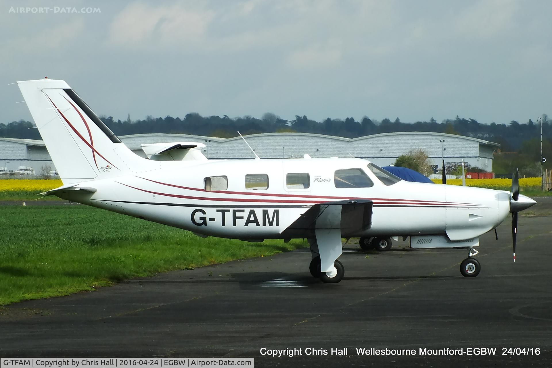 G-TFAM, 2008 Piper PA-46R-350T Malibu Matrix C/N 4692068, at Wellesbourne Mountford