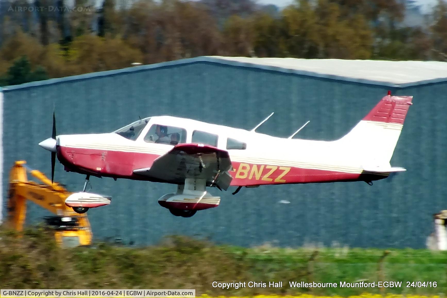 G-BNZZ, 1982 Piper PA-28-161 Cherokee Warrior II C/N 28-8216184, at Wellesbourne Mountford