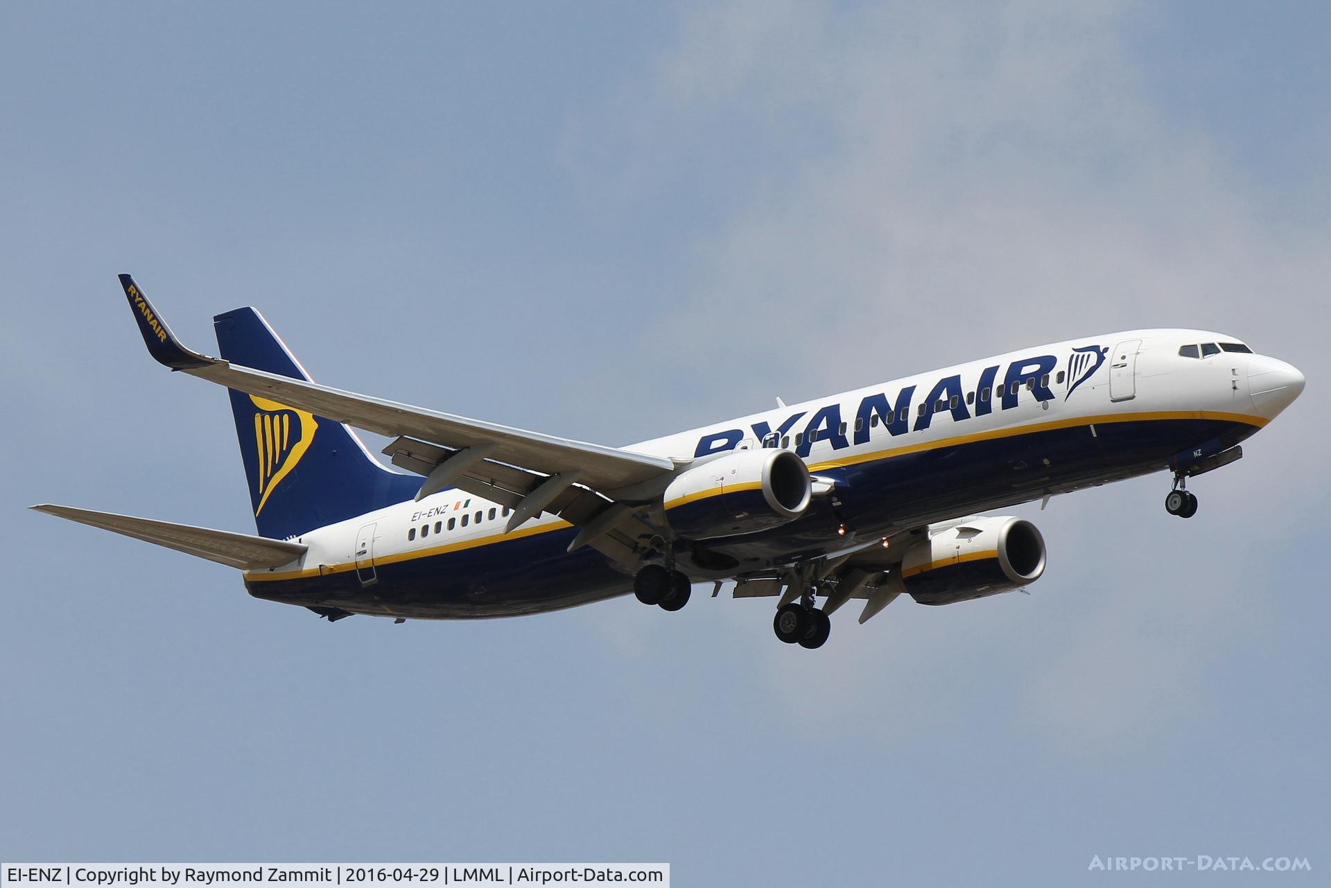 EI-ENZ, 2011 Boeing 737-8AS C/N 40308, B737-800 EI-ENZ Ryanair
