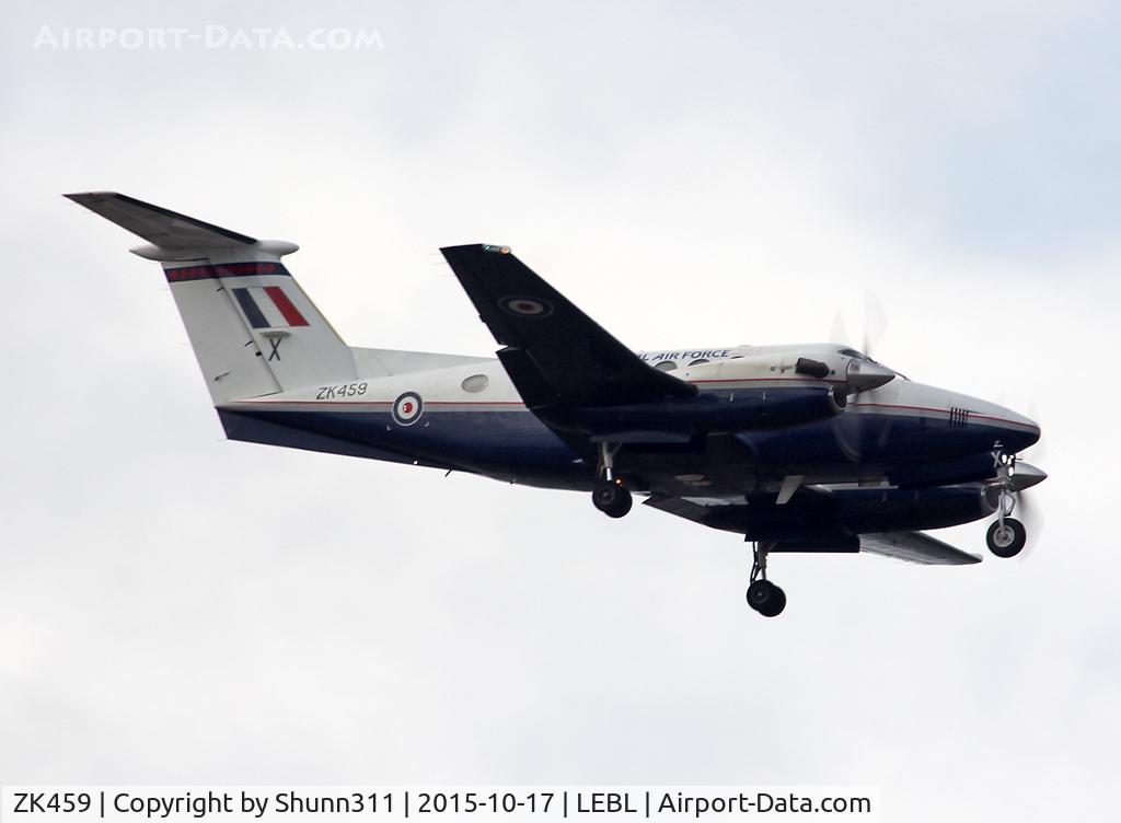 ZK459, 2007 Hawker Beechcraft B200GT King Air C/N BY-36, Landing rwy 07L