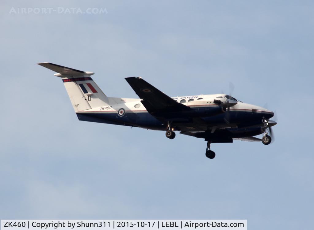 ZK460, 2009 Hawker Beechcraft B200GT Super King Air C/N BY-90, Landing rwy 07L