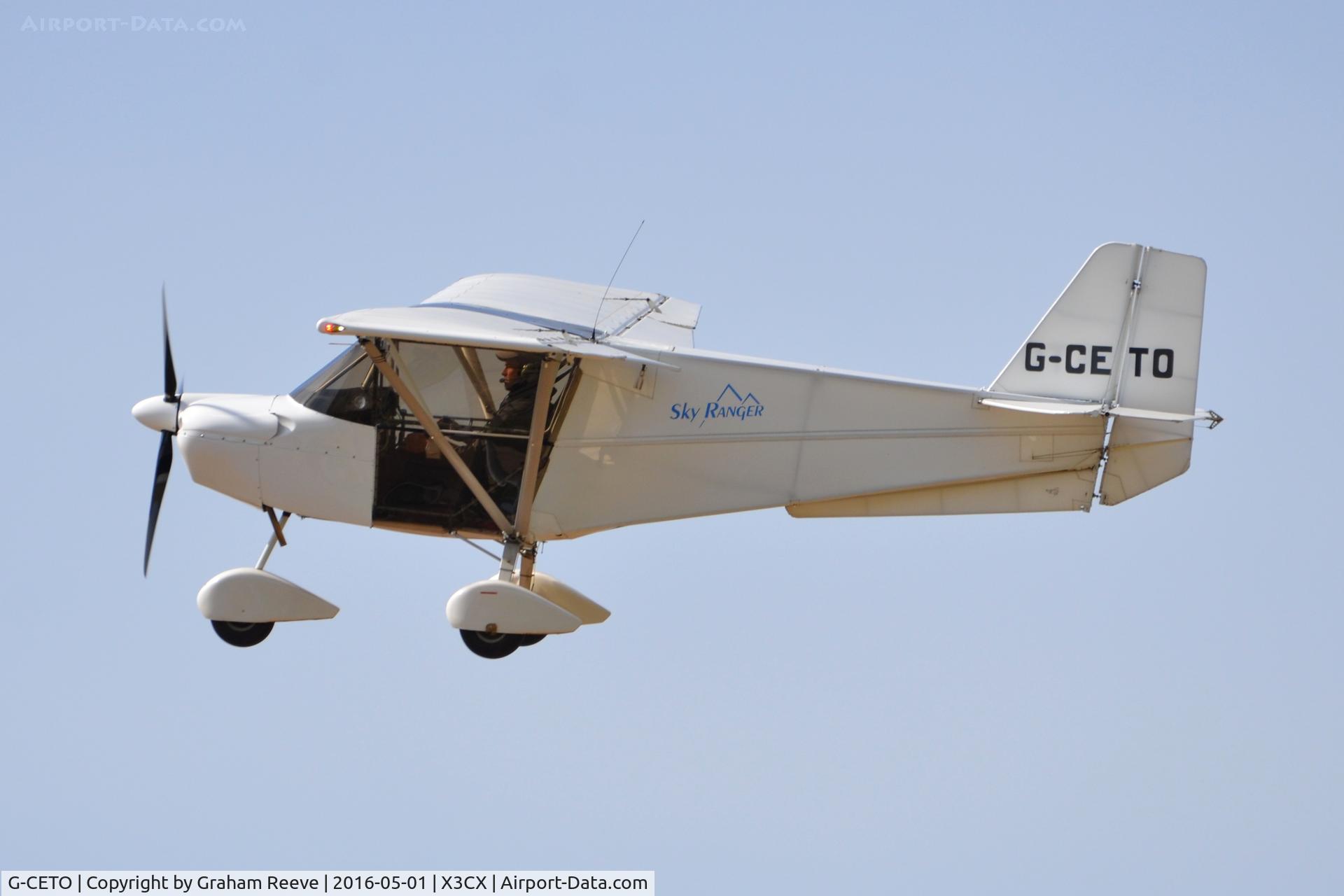 G-CETO, 2007 Skyranger Swift 912S(1) C/N BMAA/HB/541, Departing from Northrepps.