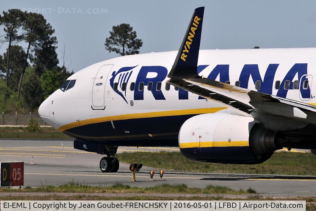 EI-EML, 2010 Boeing 737-8AS C/N 38513, FR1389 to Charleroi