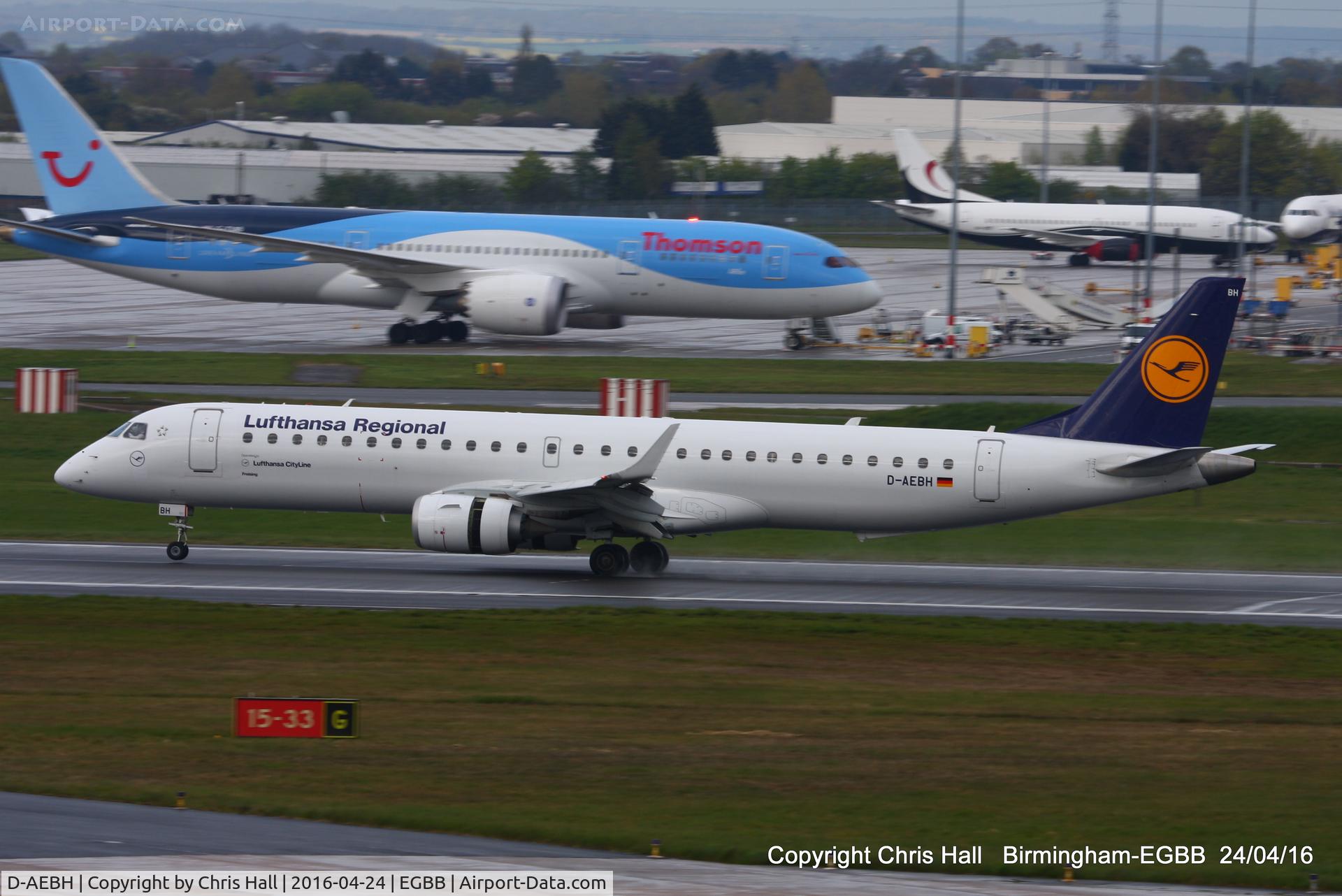 D-AEBH, 2011 Embraer 195LR (ERJ-190-200LR) C/N 19000447, Lufthansa