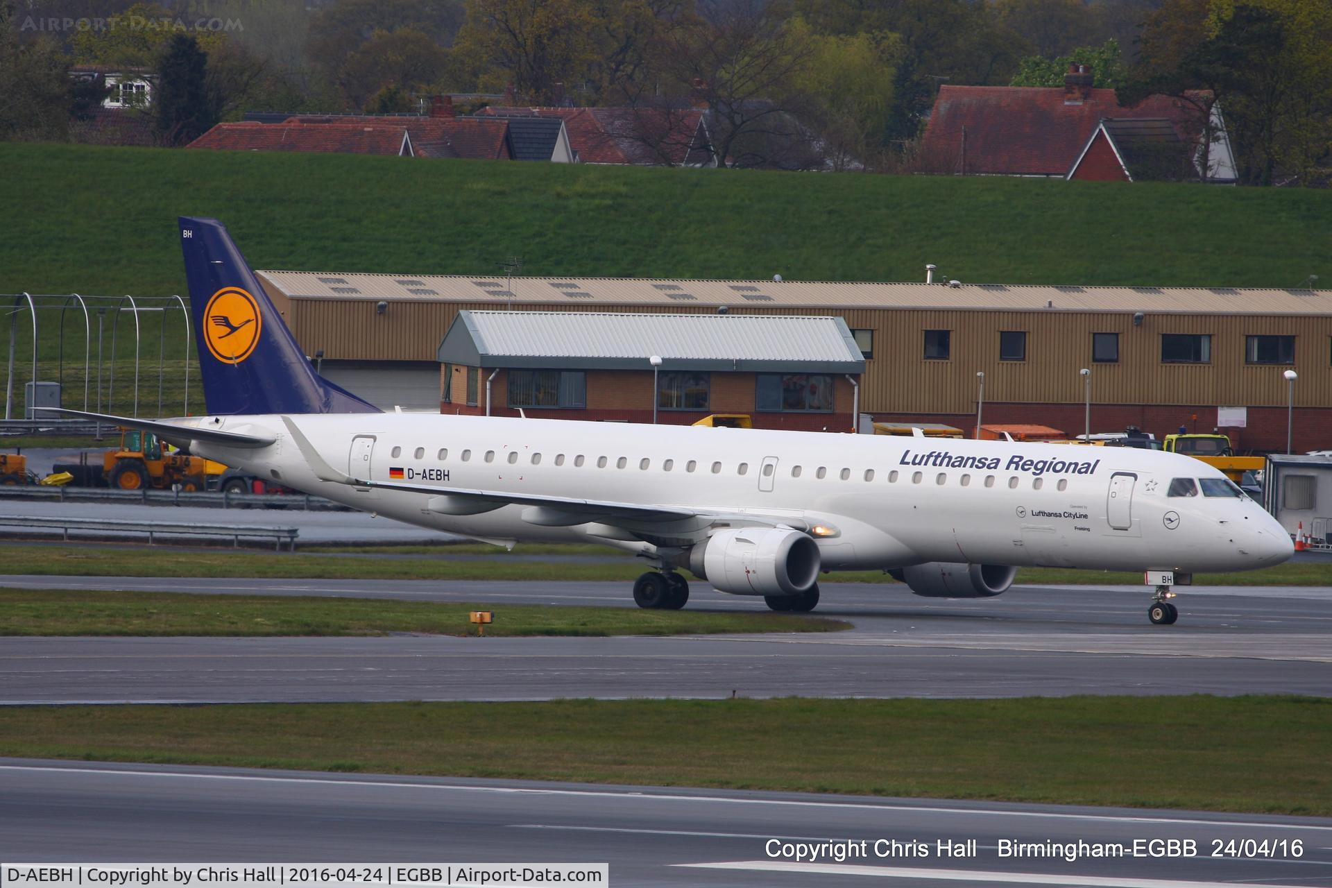 D-AEBH, 2011 Embraer 195LR (ERJ-190-200LR) C/N 19000447, Lufthansa