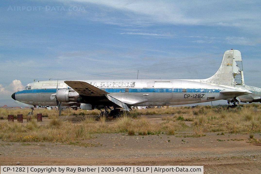 CP-1282, 1958 Douglas DC-6A C/N 45530/1037, Douglas DC-6 A/C [45530] (La Cumbre) La Paz-El Alto Int'l~CP 07/04/2003