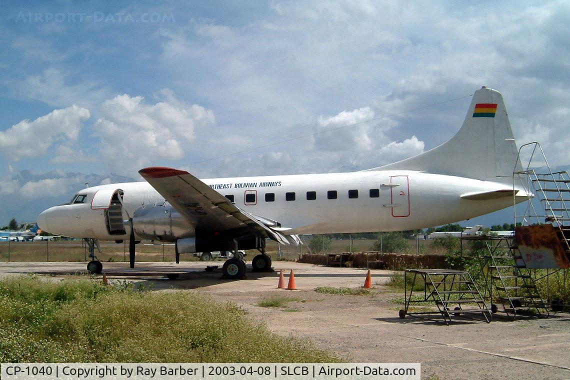 CP-1040, 1957 Convair 440-86 Metropolitan C/N 422, CP-1040   Convair 440-86 [422] (NorthEast Bolivian Airways) Cochabamba-Jorge Wilsterman~CP 08/04/2003