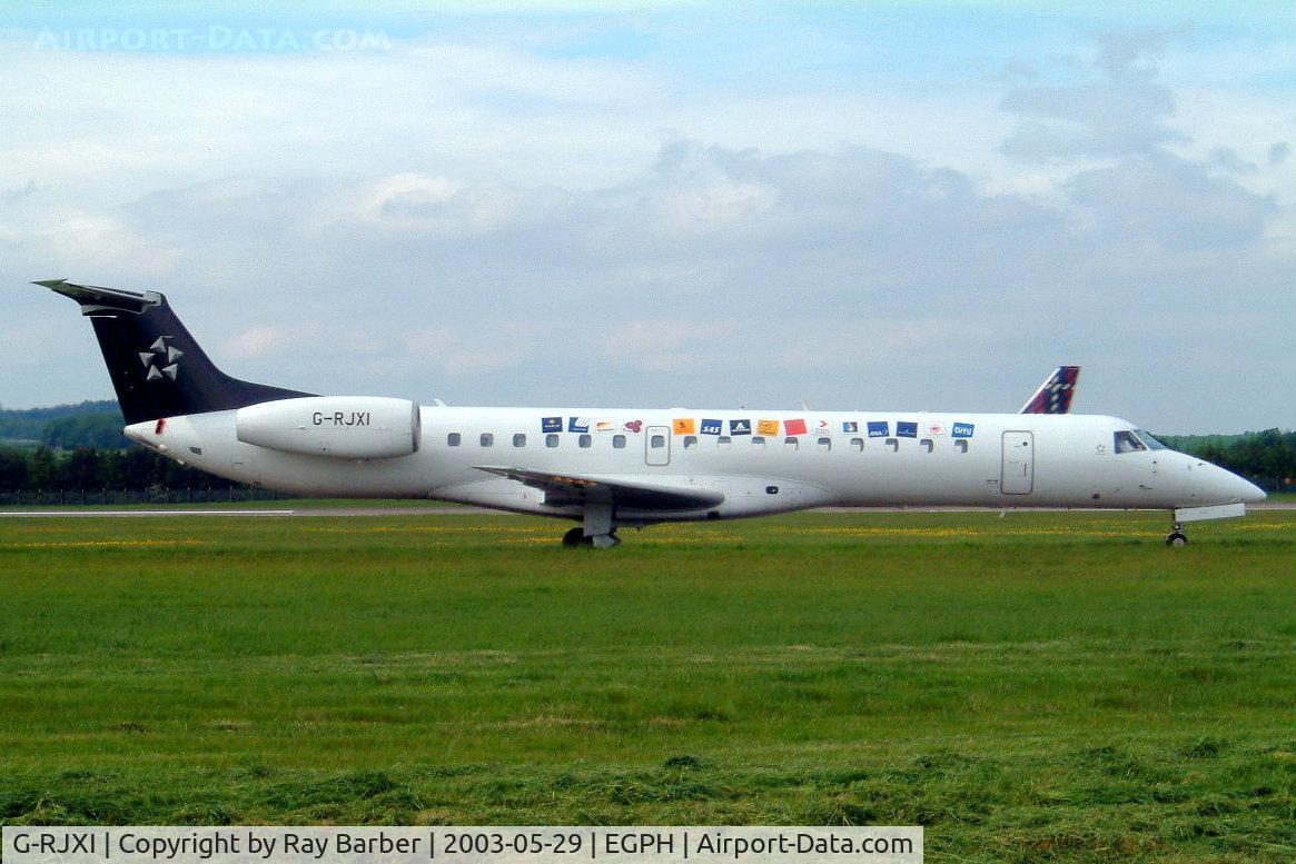 G-RJXI, 2001 Embraer EMB-145EP (ERJ-145EP) C/N 145454, Embraer ERJ-145EP [145454] (British Midland Regional) Edinburgh-Turnhouse~G 29/05/2003