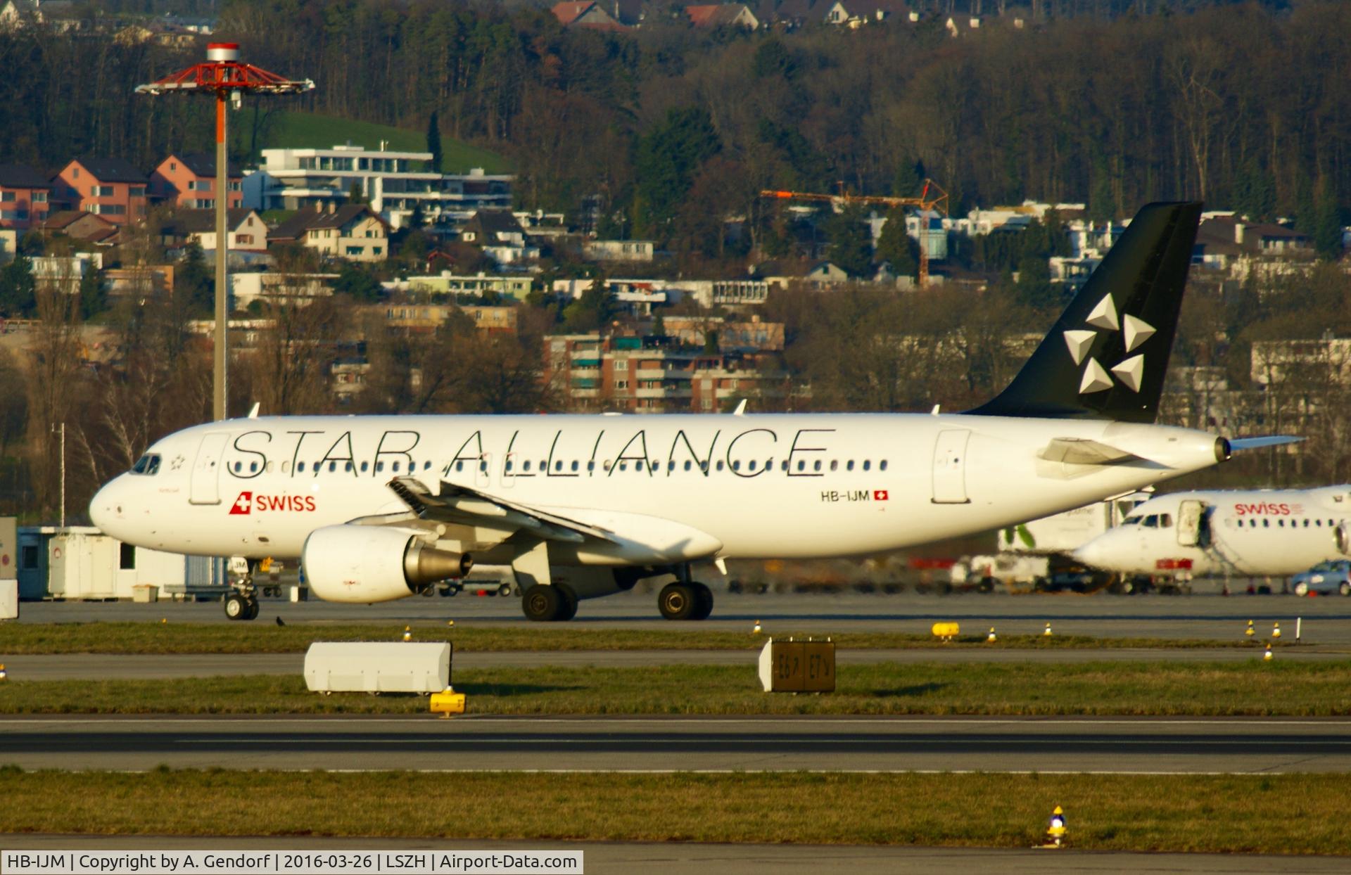 HB-IJM, 1996 Airbus A320-214 C/N 635, Swiss (Star Alliance cs.), seen here taxiing at Zürich-Kloten(LSZH)