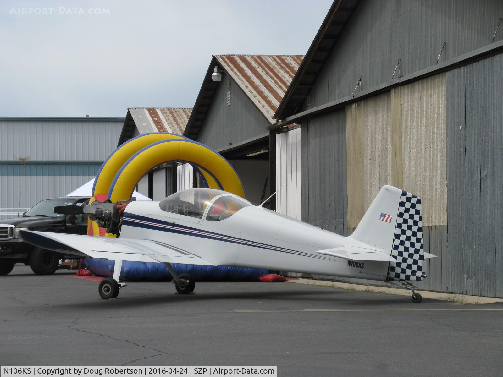 N106KS, 1991 Vans RV-6 C/N 21033, 1991 Stark VANs RV-6, Lycoming O-320 160 Hp