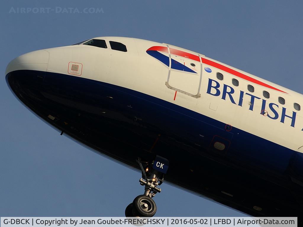 G-DBCK, 2007 Airbus A319-131 C/N 3049, BA2786 from London Gatwick landing 23
