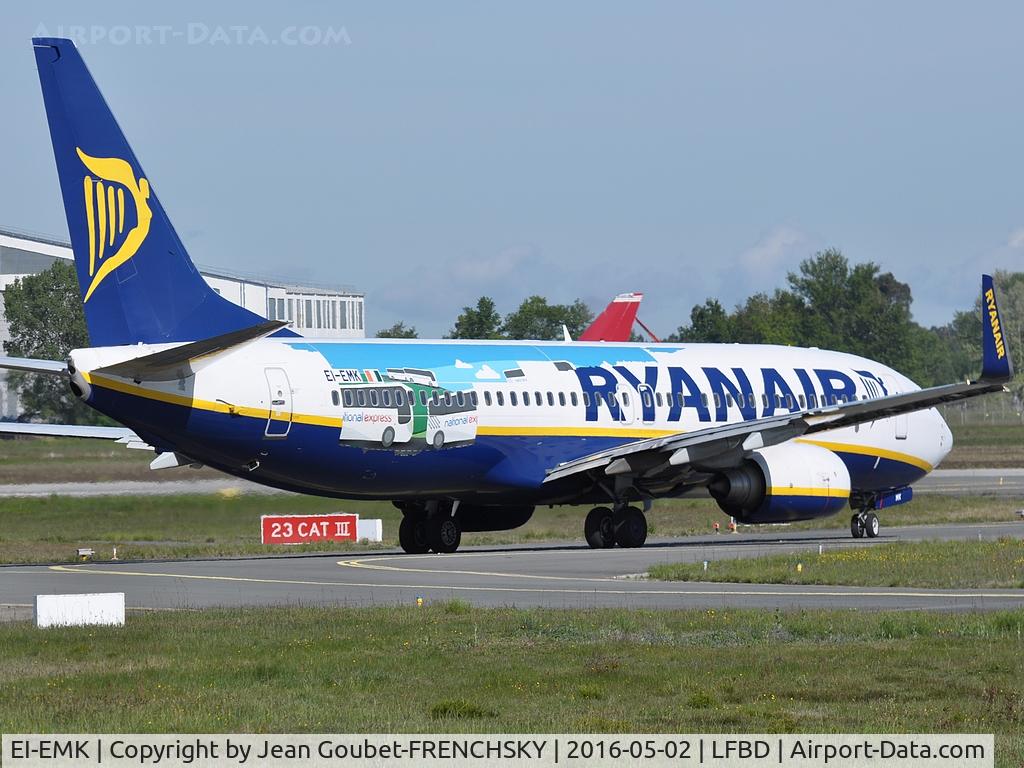 EI-EMK, 2010 Boeing 737-8AS C/N 38512, FR1783 to London Stansted
