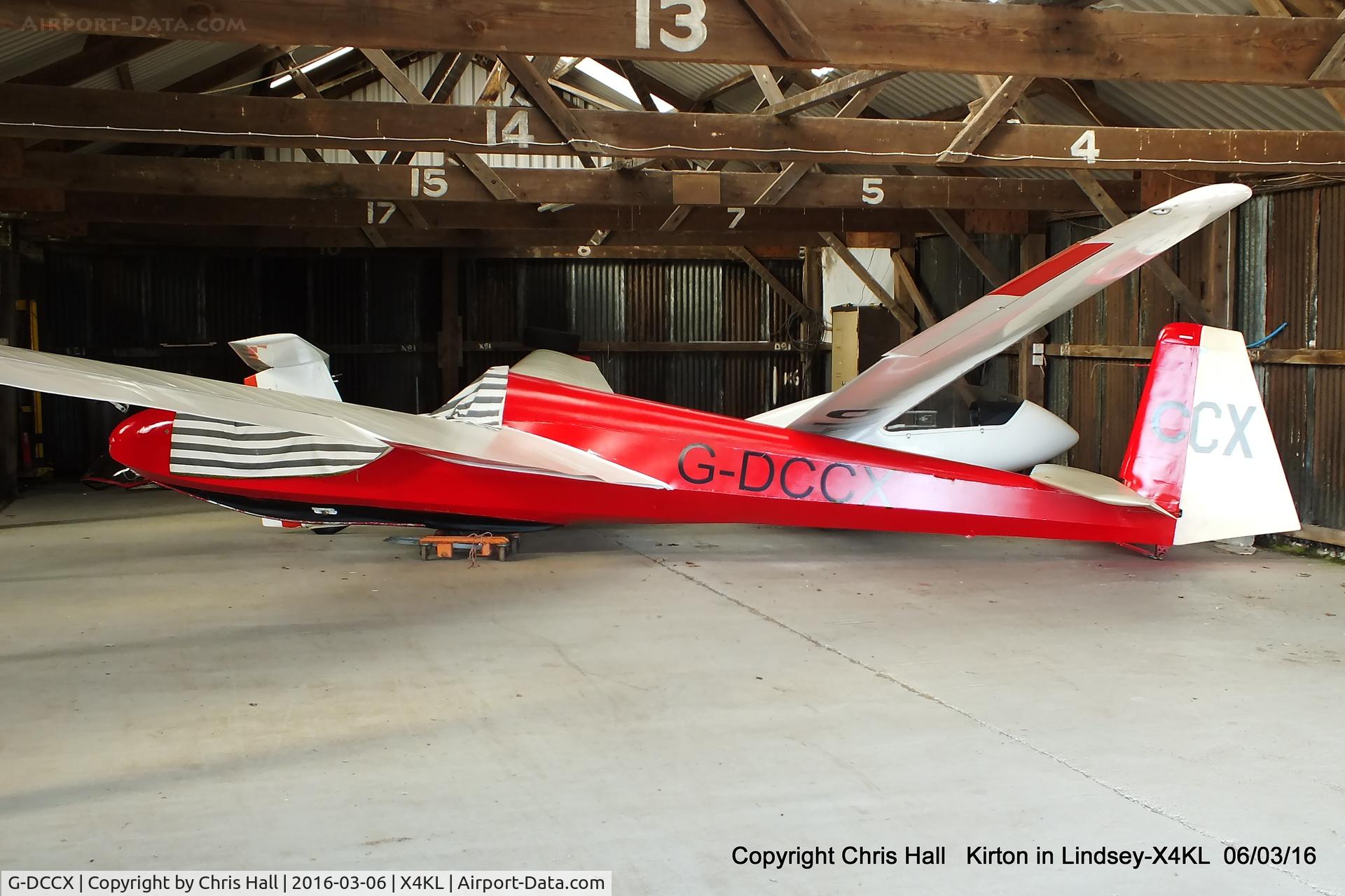 G-DCCX, 1967 Schleicher ASK-13 C/N 13054, at Kirton in Lyndsey