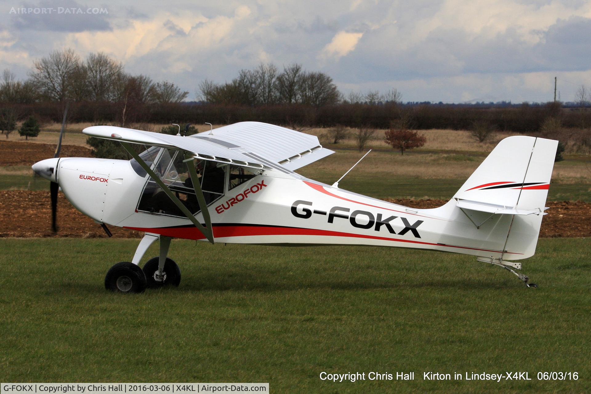 G-FOKX, 2015 Aeropro Eurofox 912(S) C/N LAA 376-15272, at Kirton in Lyndsey