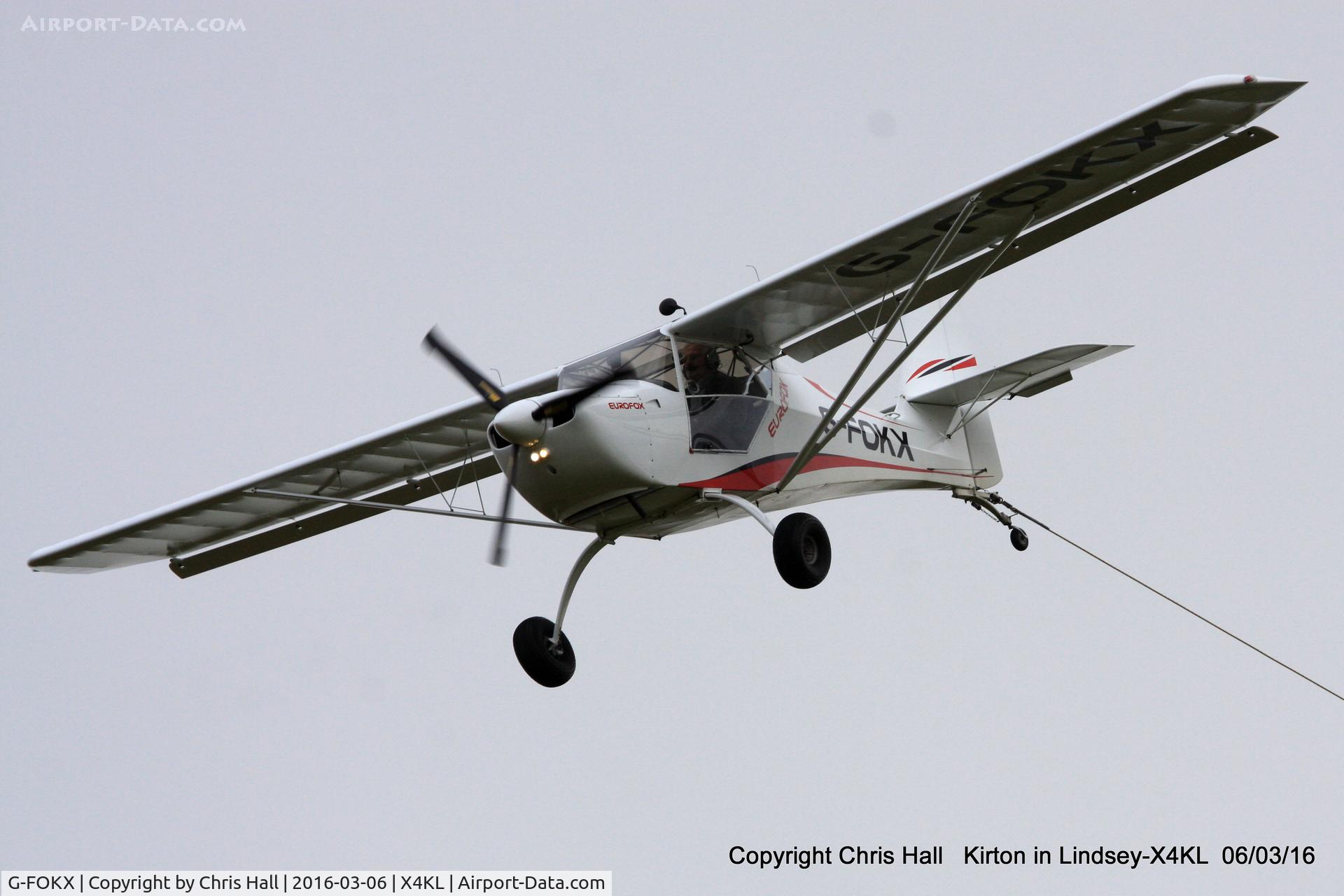 G-FOKX, 2015 Aeropro Eurofox 912(S) C/N LAA 376-15272, at Kirton in Lyndsey