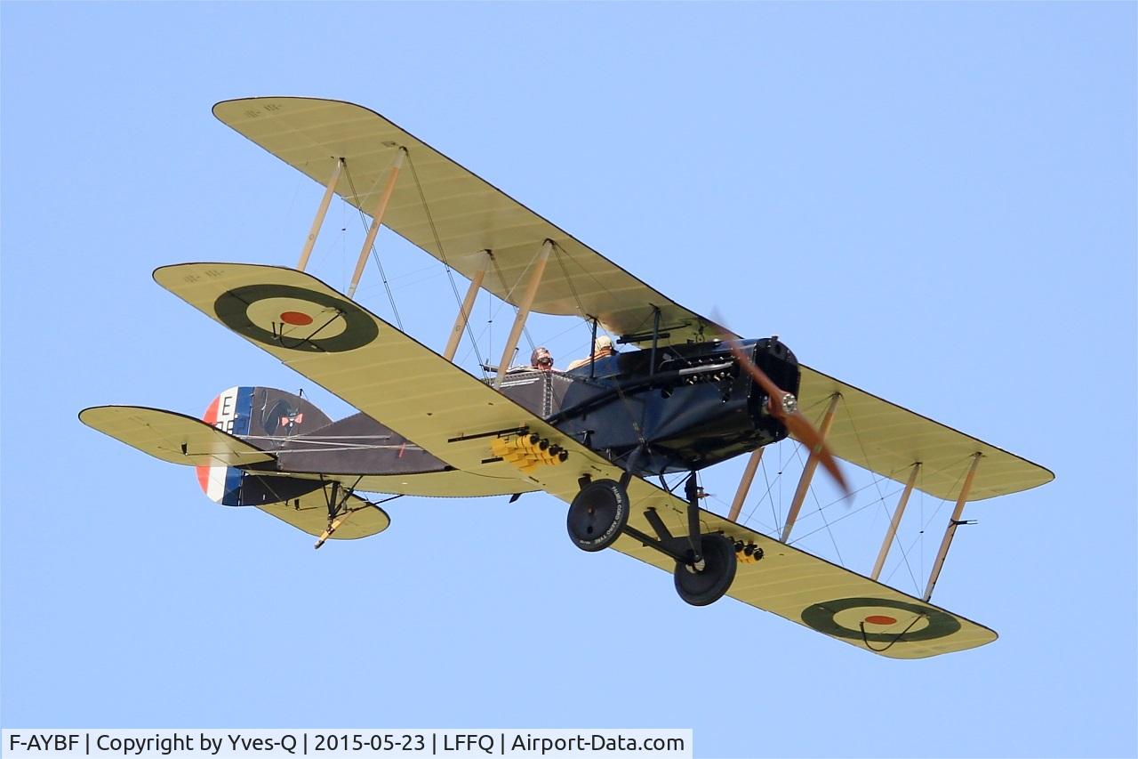 F-AYBF, Bristol F.2B Fighter C/N C794, Bristol F.2B Fighter, On display, La Ferté-Alais airfield (LFFQ) Airshow 2015
