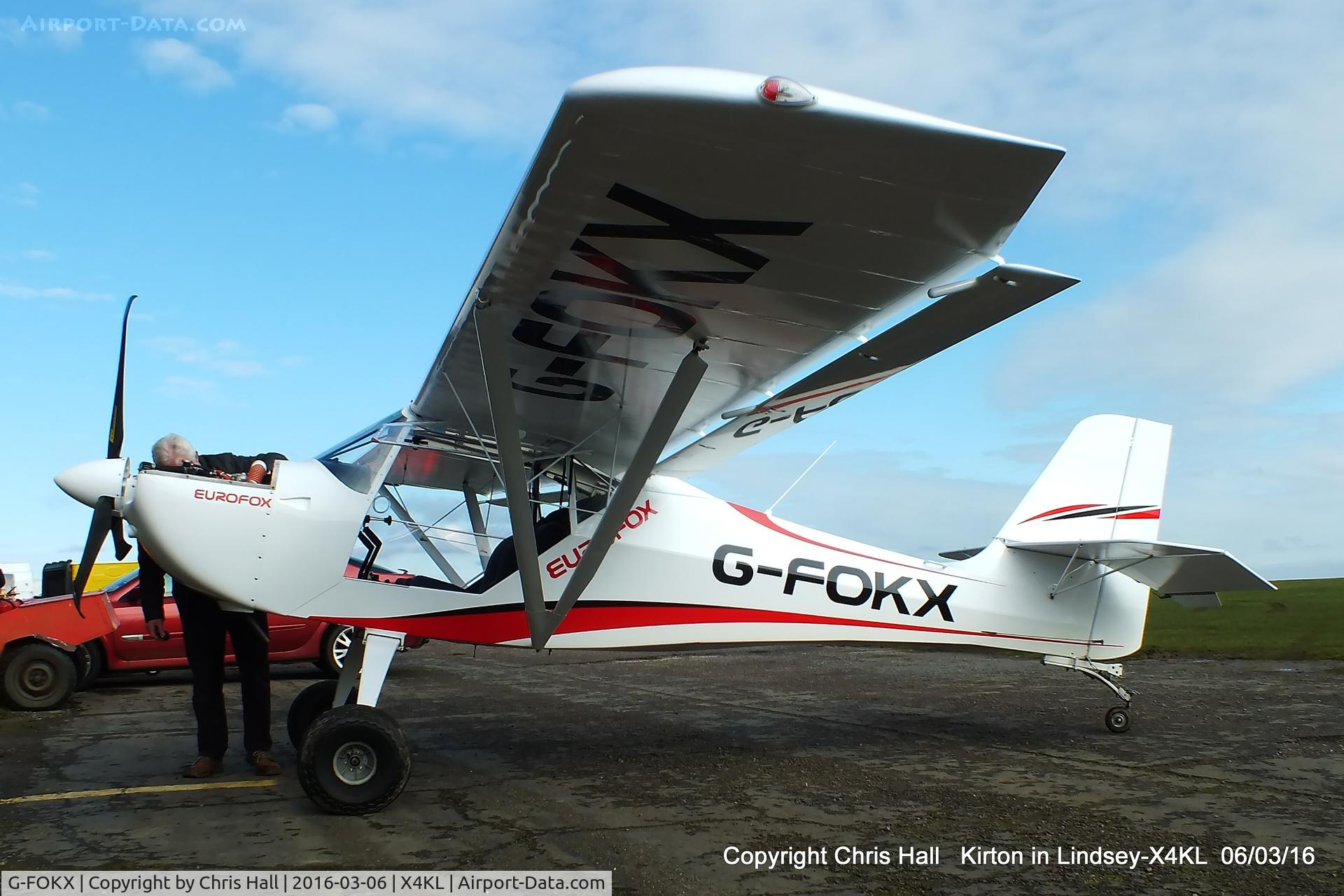 G-FOKX, 2015 Aeropro Eurofox 912(S) C/N LAA 376-15272, at Kirton in Lyndsey