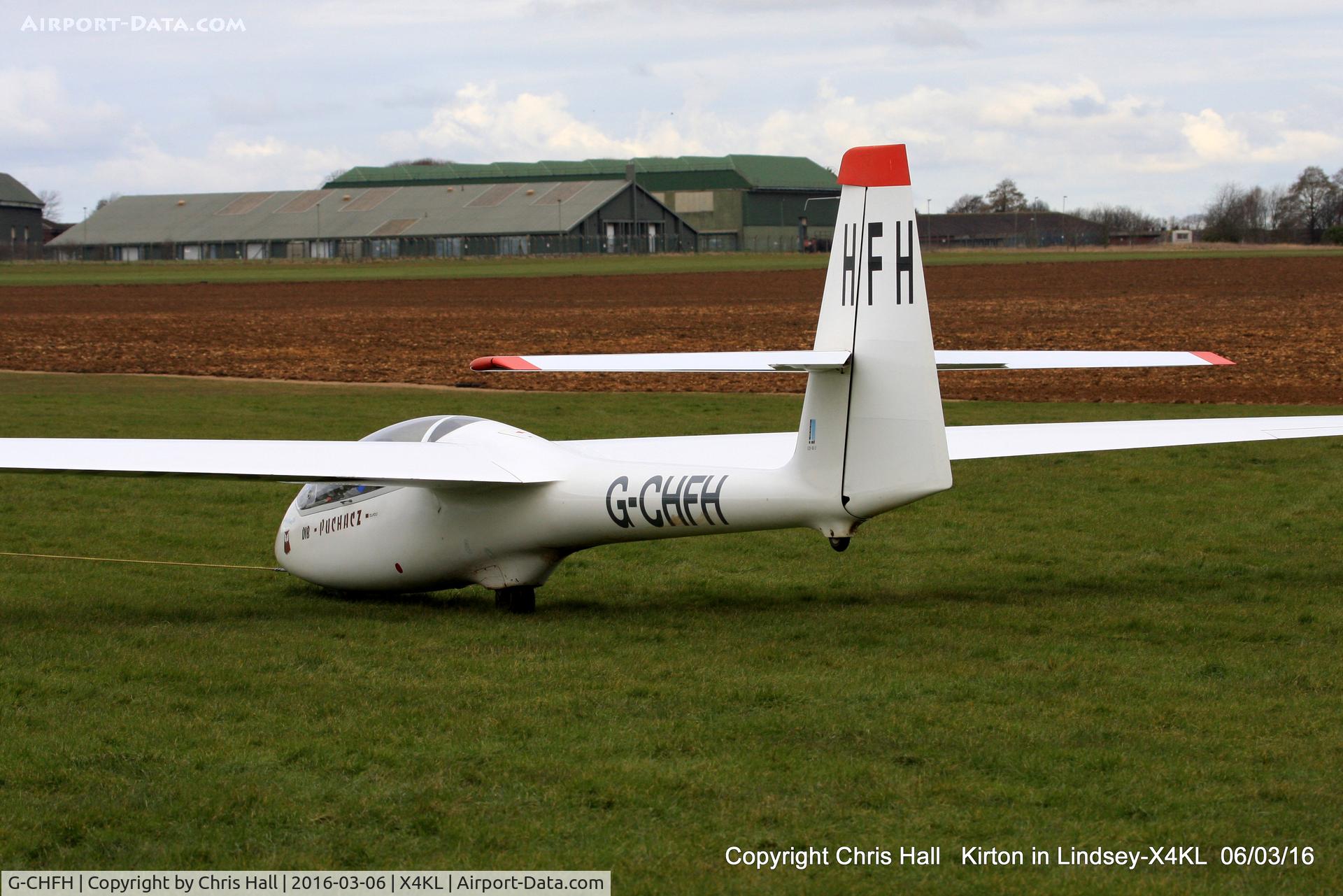 G-CHFH, 1992 PZL-Bielsko SZD-50-3 Puchacz C/N B-2059, at Kirton in Lyndsey