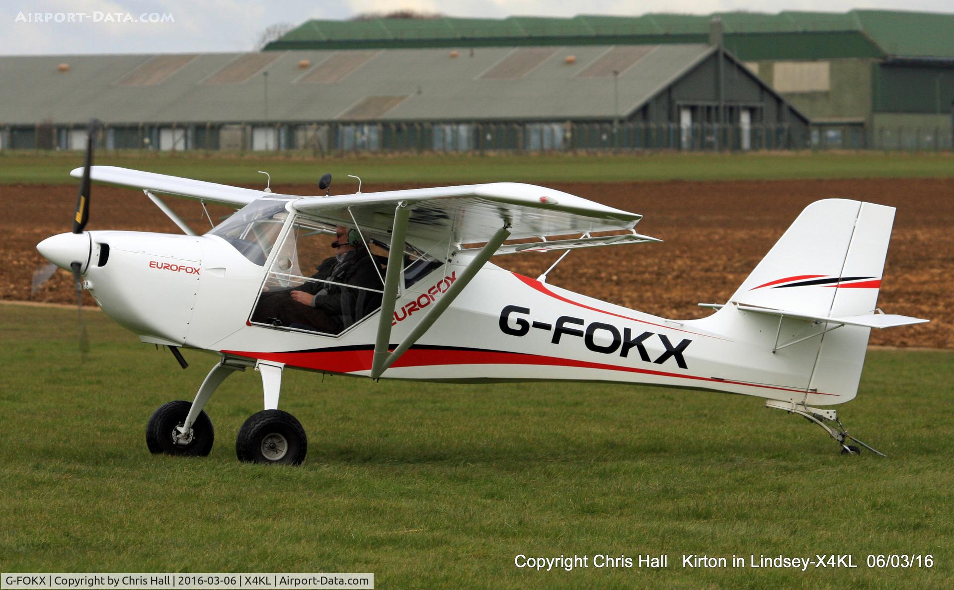 G-FOKX, 2015 Aeropro Eurofox 912(S) C/N LAA 376-15272, at Kirton in Lyndsey