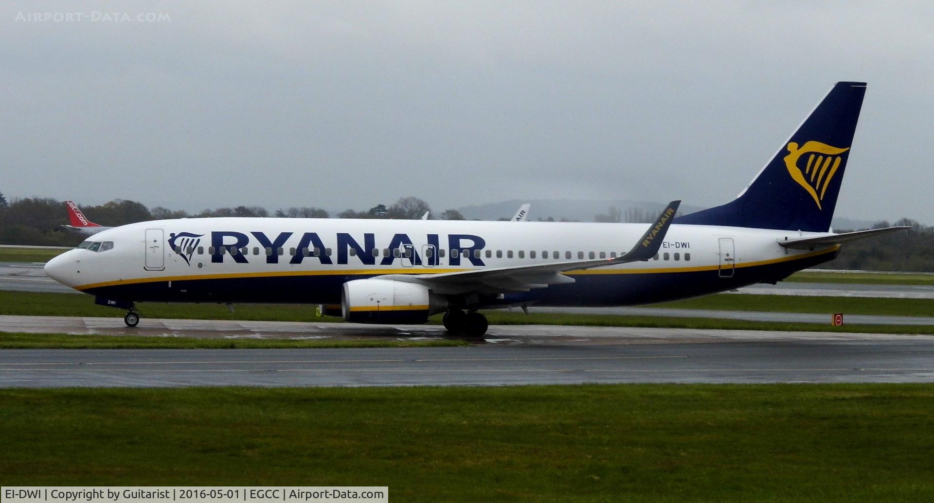 EI-DWI, 2007 Boeing 737-8AS C/N 33643, At Manchester